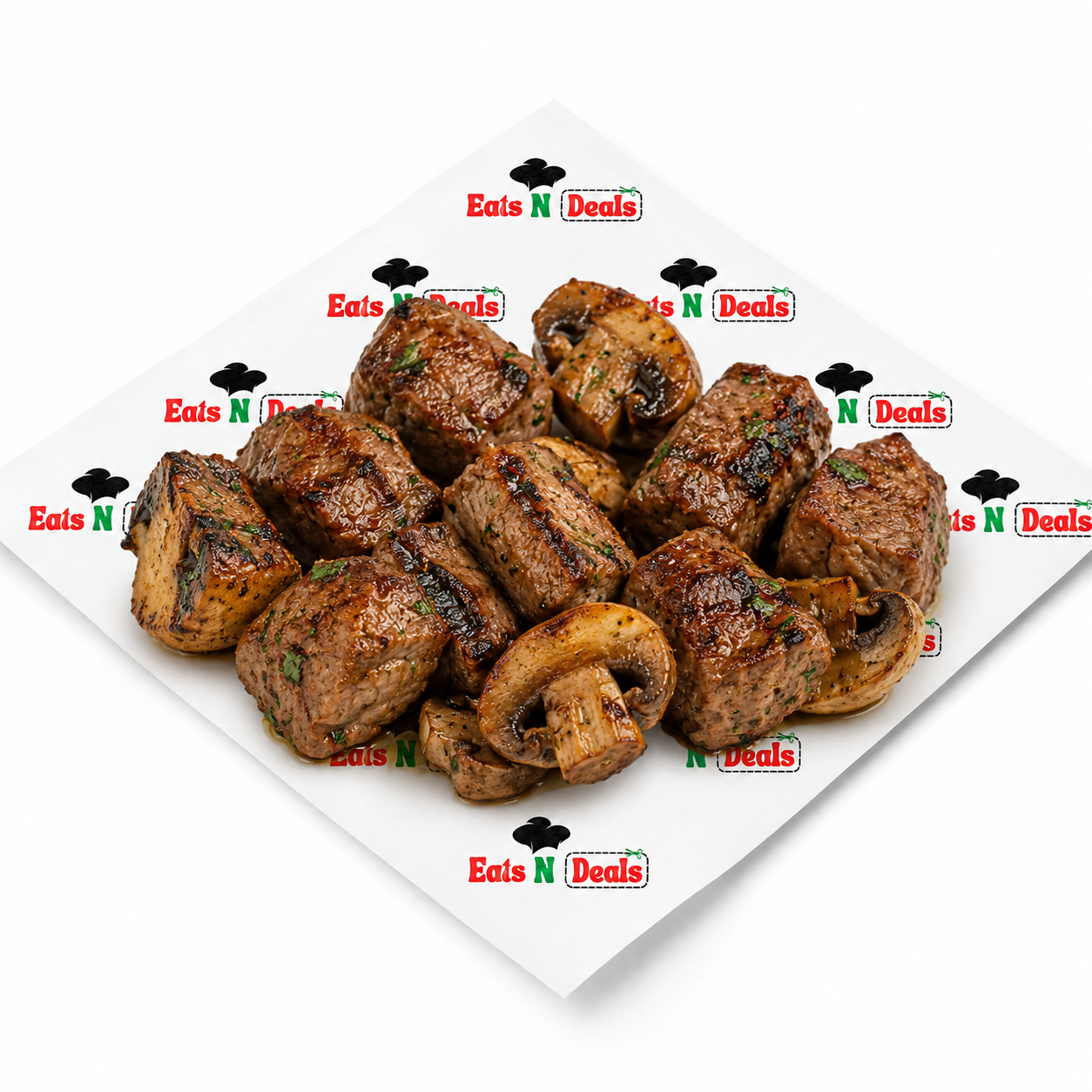 Lamb Mushroom Kebab