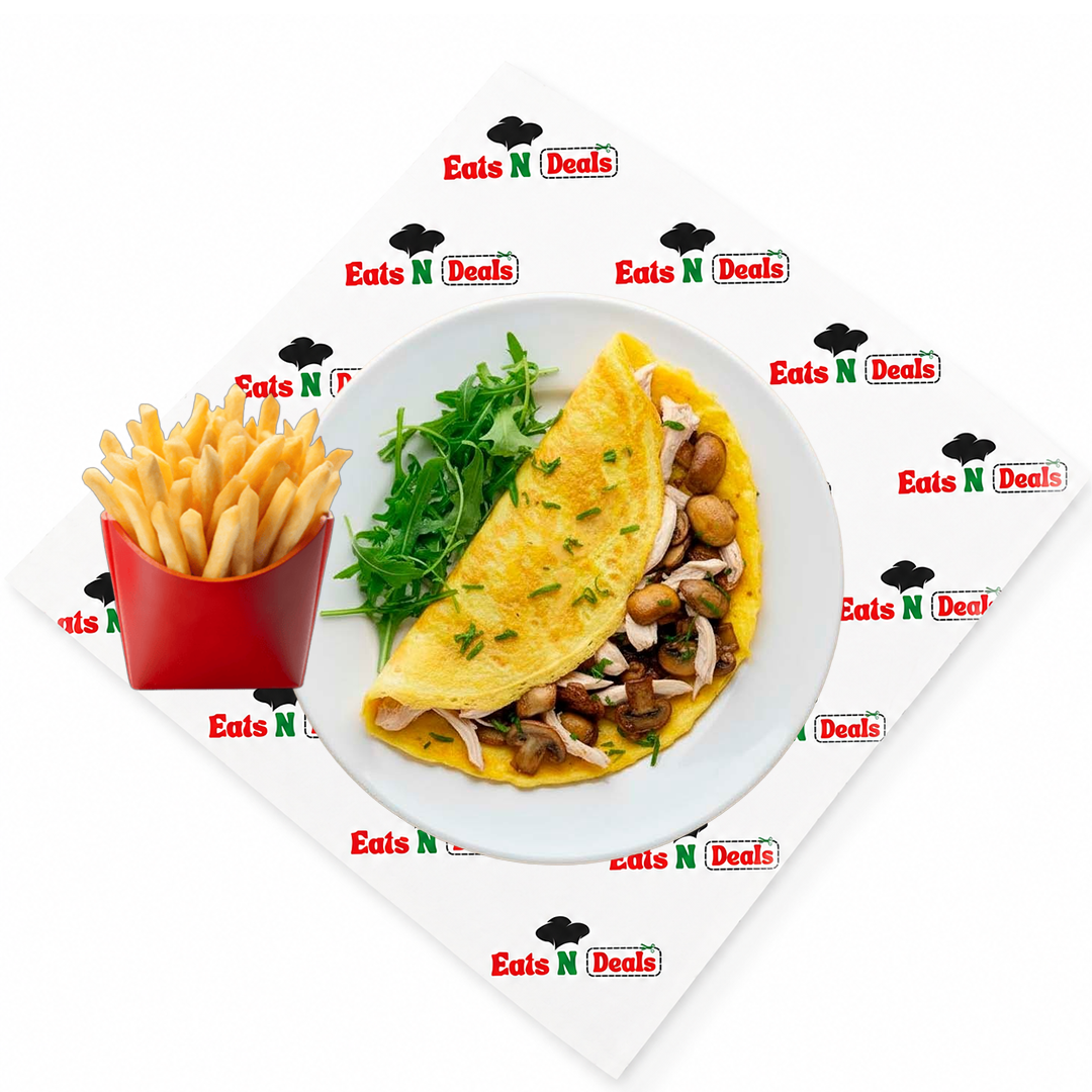 Chicken & Mushroom Omelettes