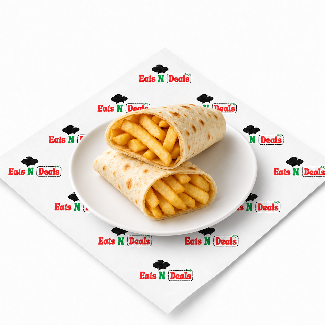 Chips In Turkish Wrap