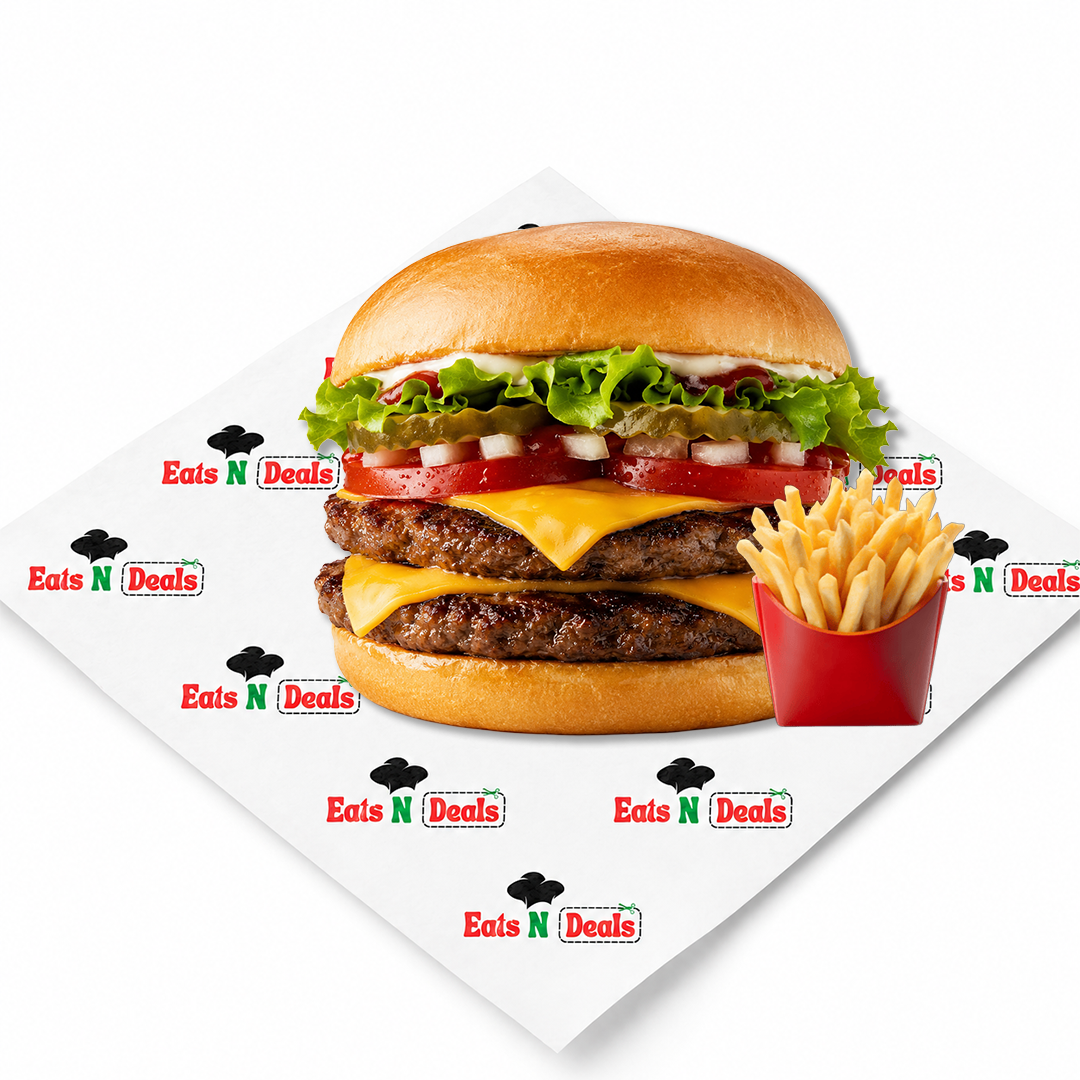 1/2 Beef Burger With Chips