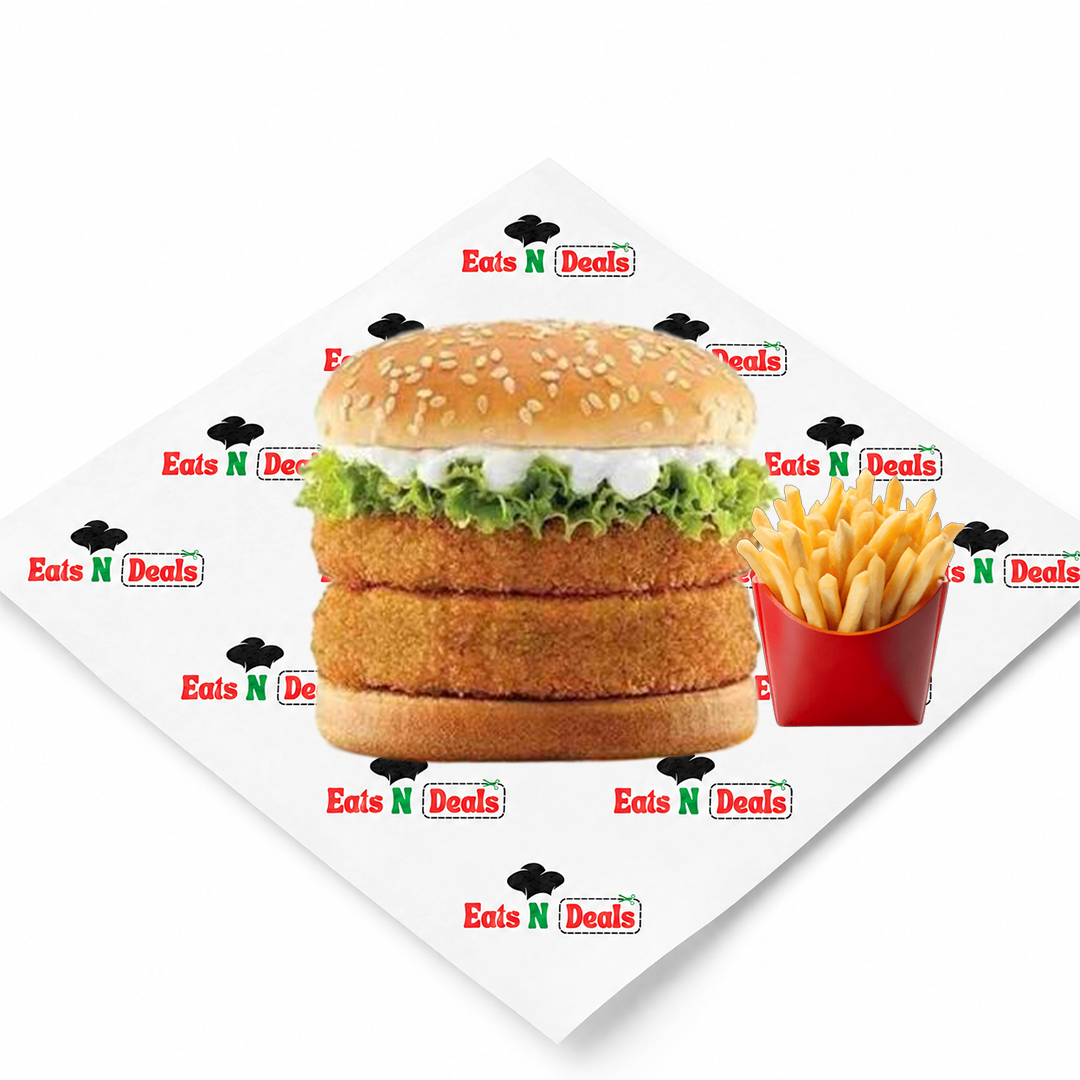 1/2 Chicken Burger With Chips