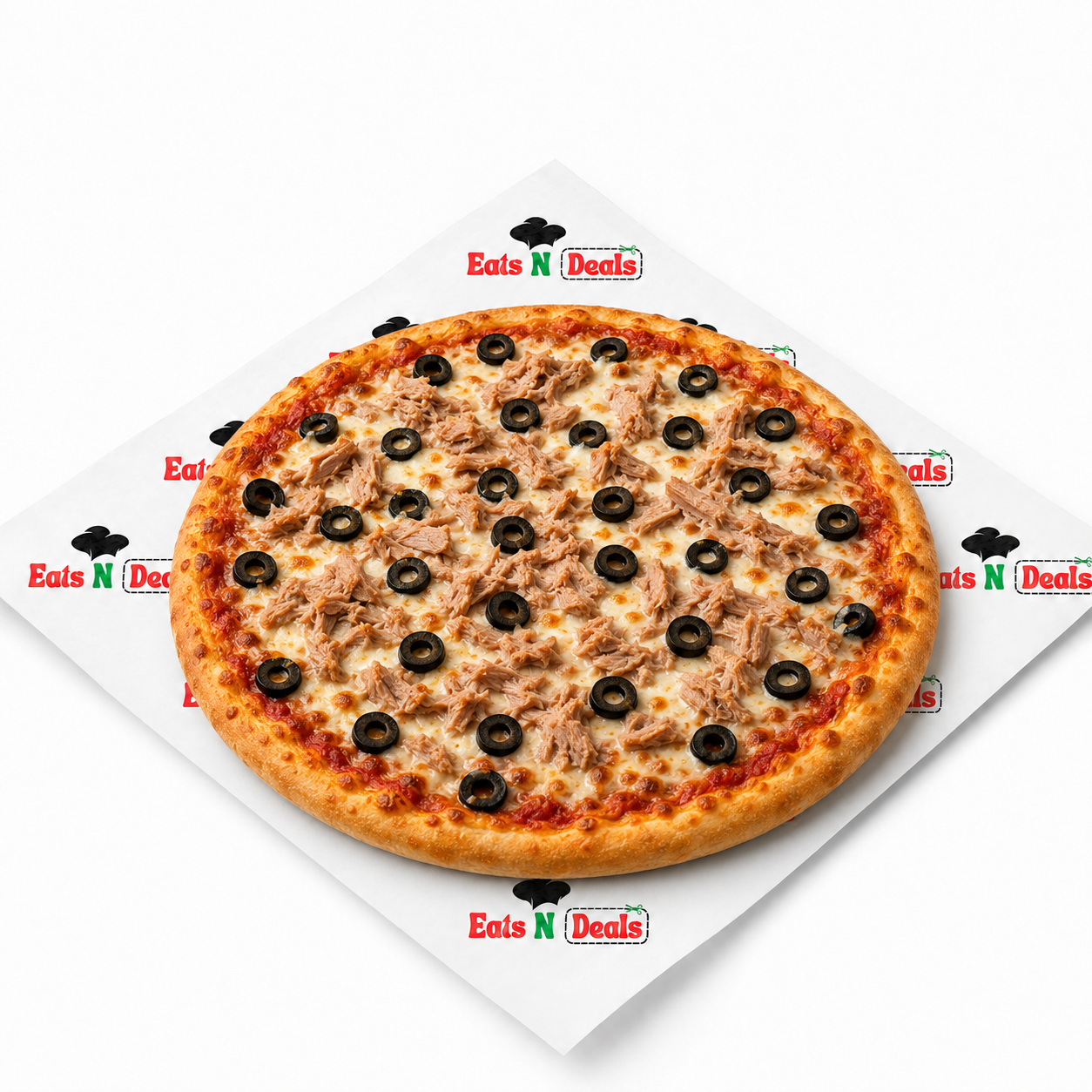 14" Tuna & Olives Pizza