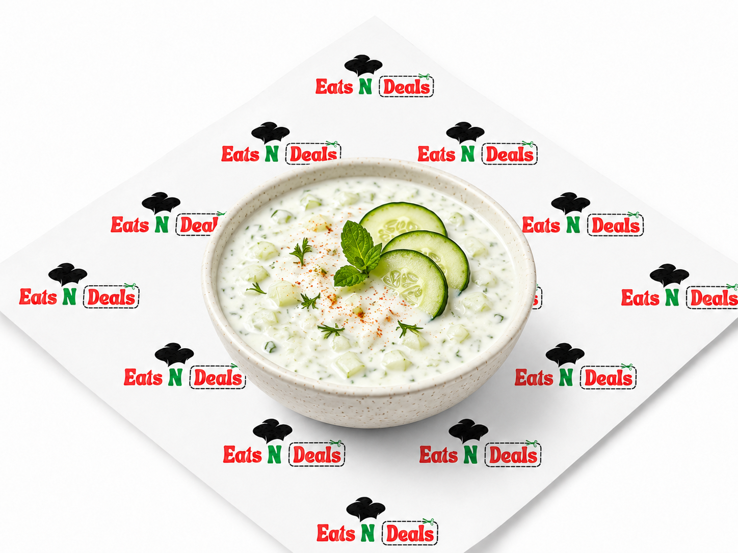 Tub of yoghurt mint