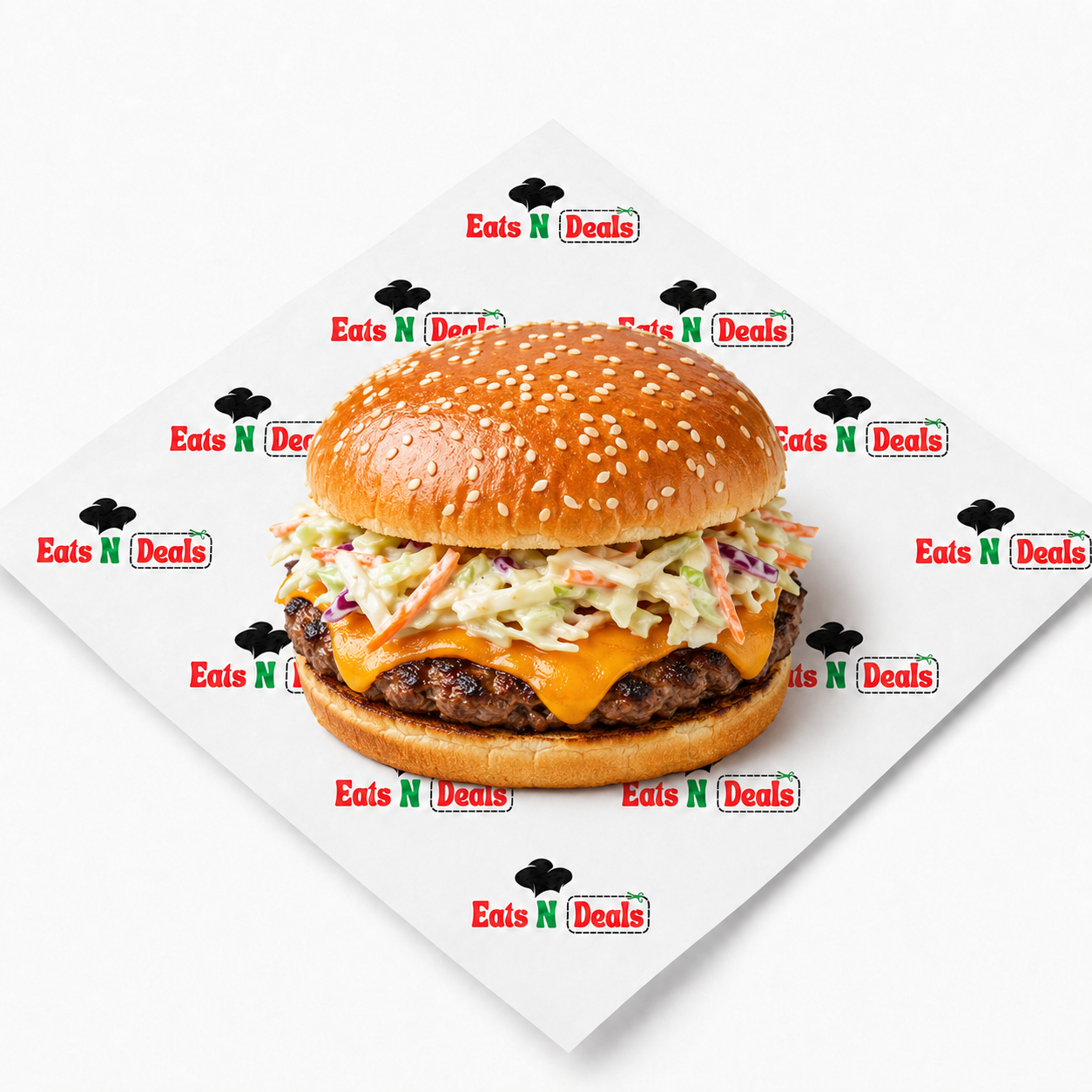 Double Coleslaw Burger