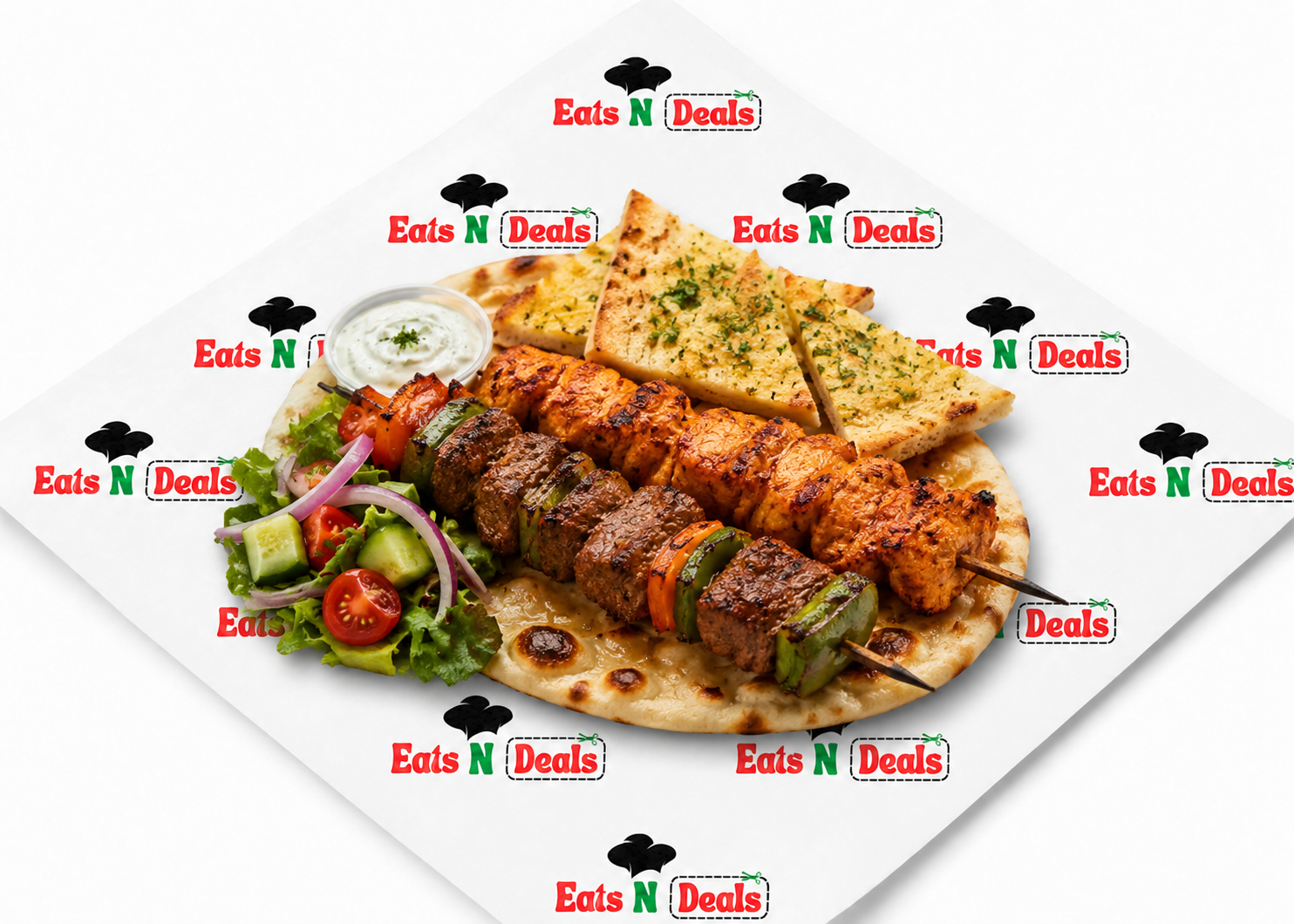 Large Mixed Grill In Pitta