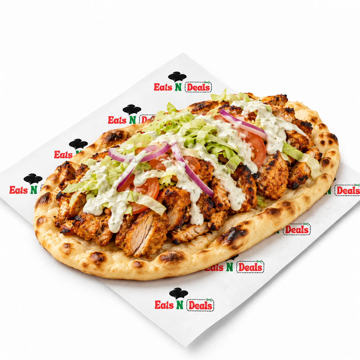 Chicken Kebab On Naan