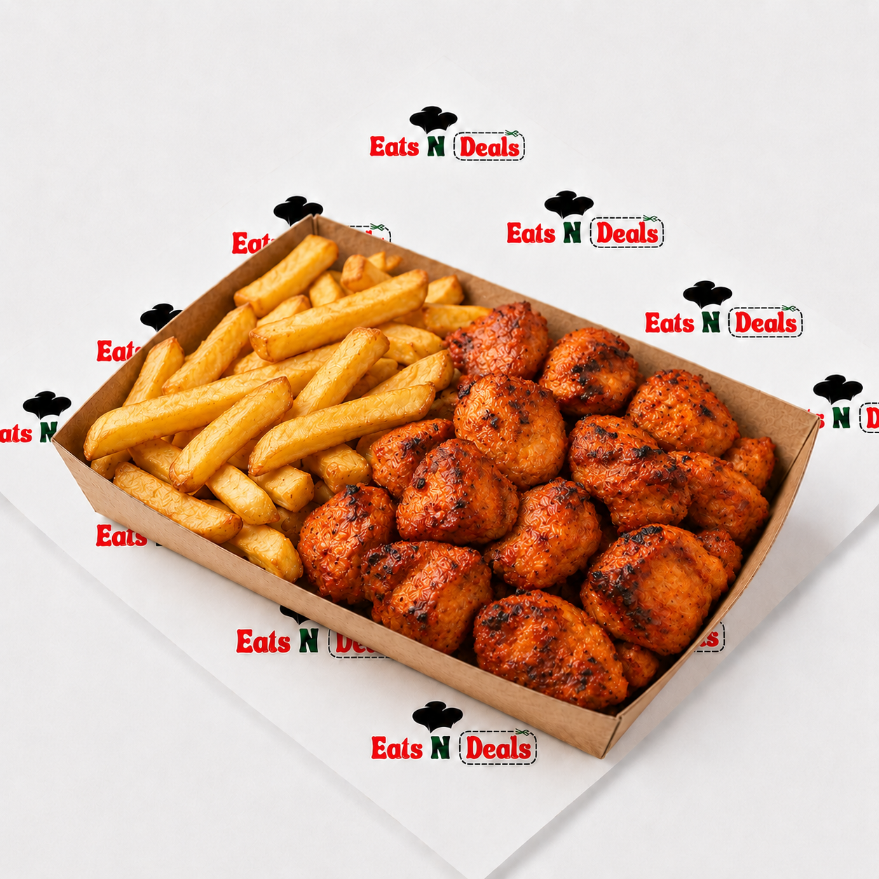 Small Chicken Tikka Meat, Chips & Cheese