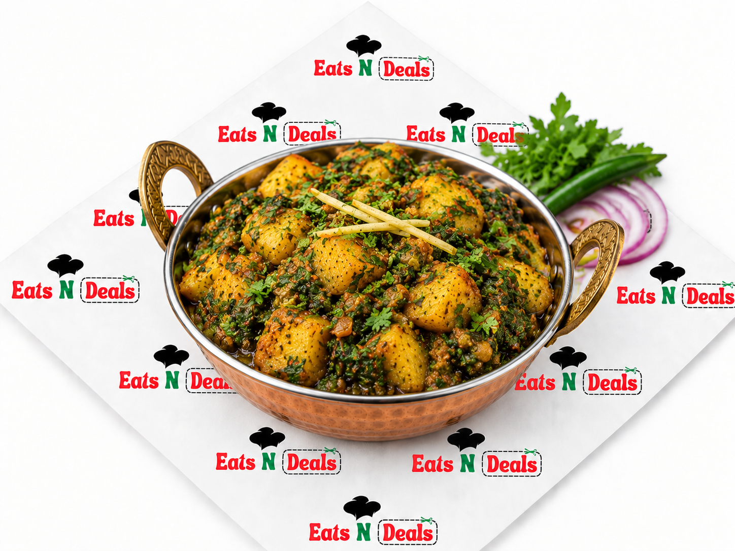 Methi Aloo (Spinach & Potato)