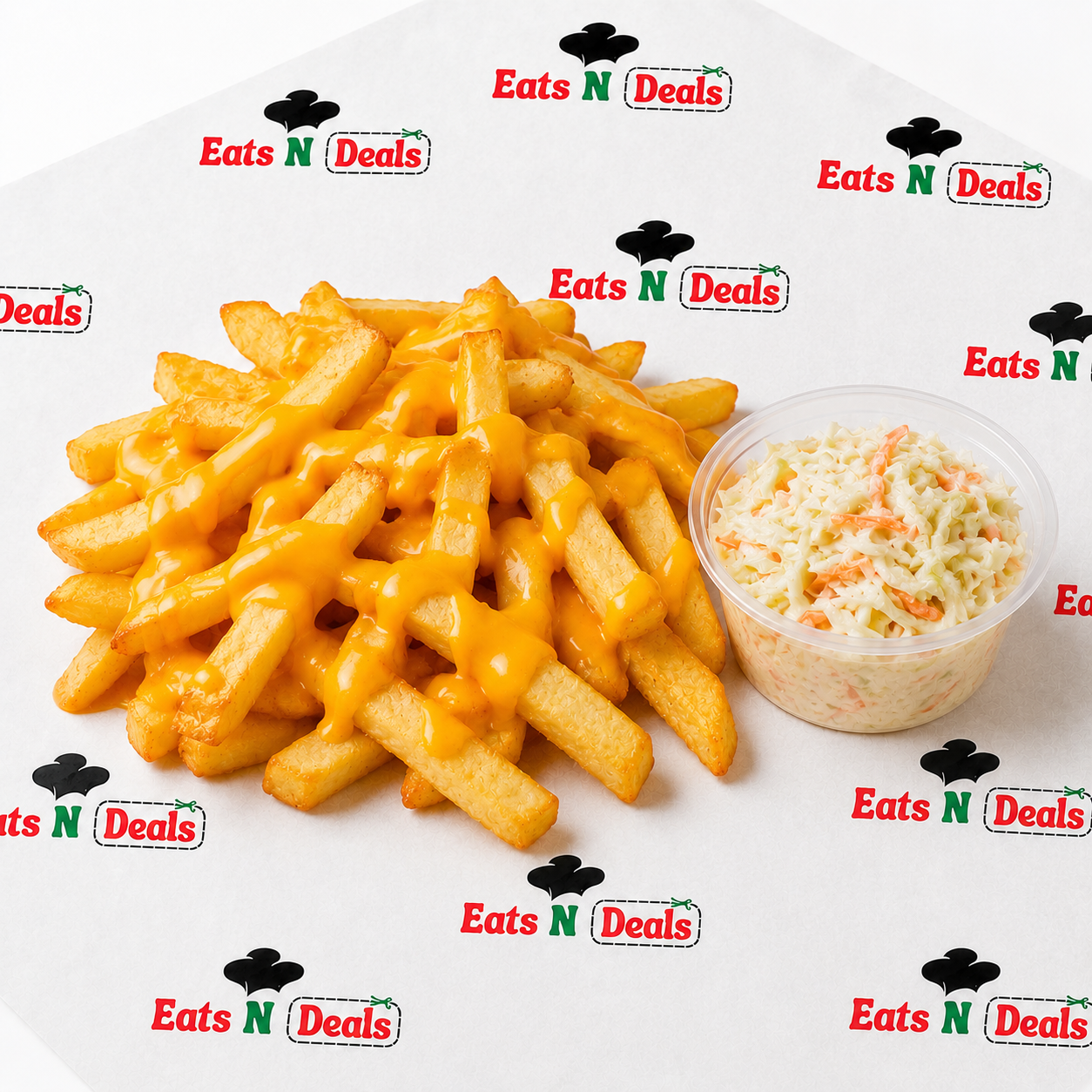 Chips With Cheese & Coleslaw
