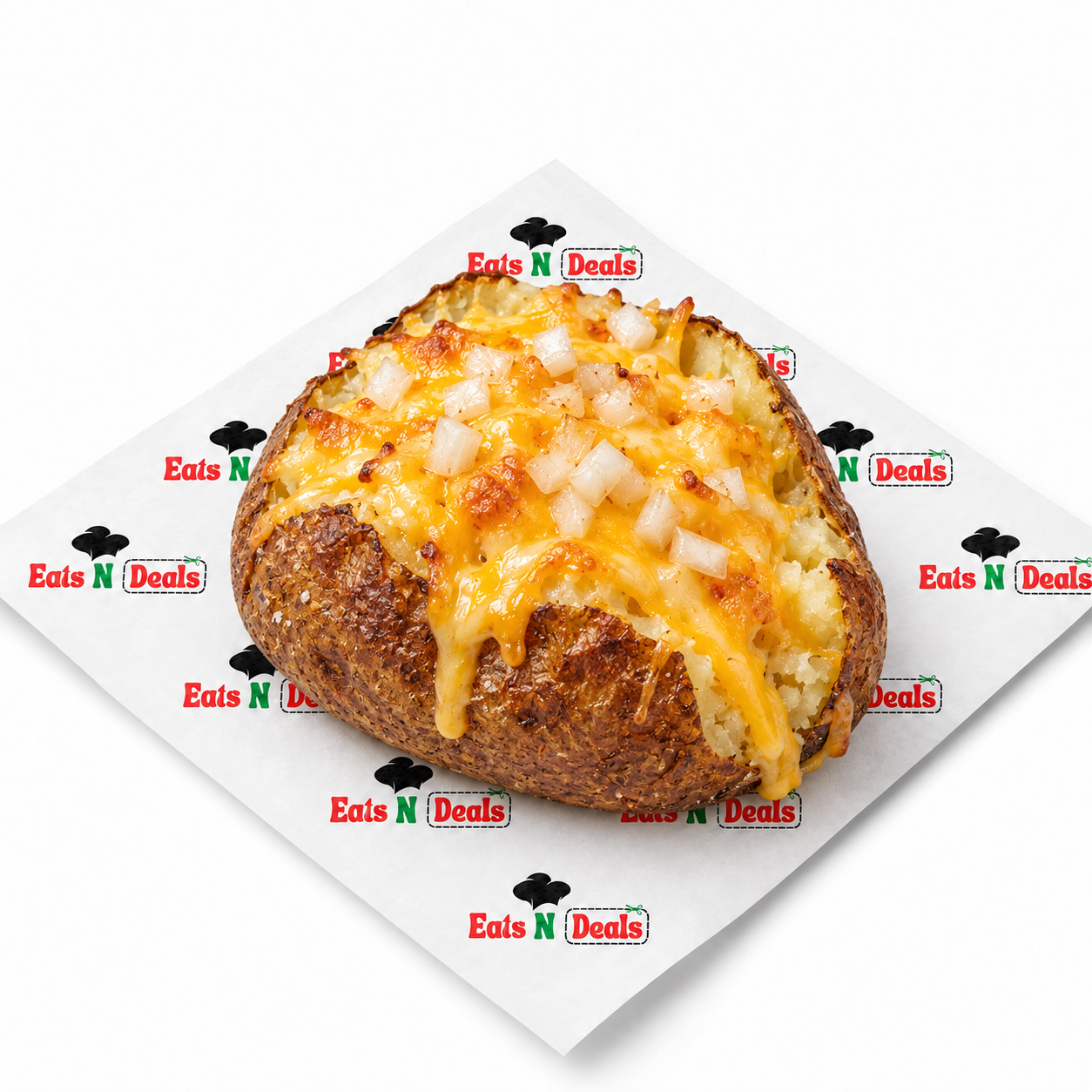 Cheese & Onion Baked Potato