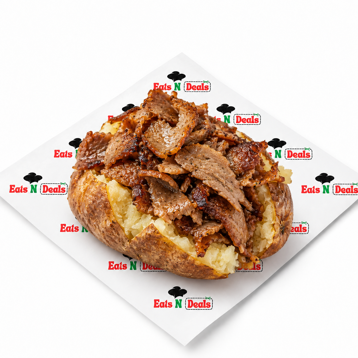 Donner Meat Baked Potato