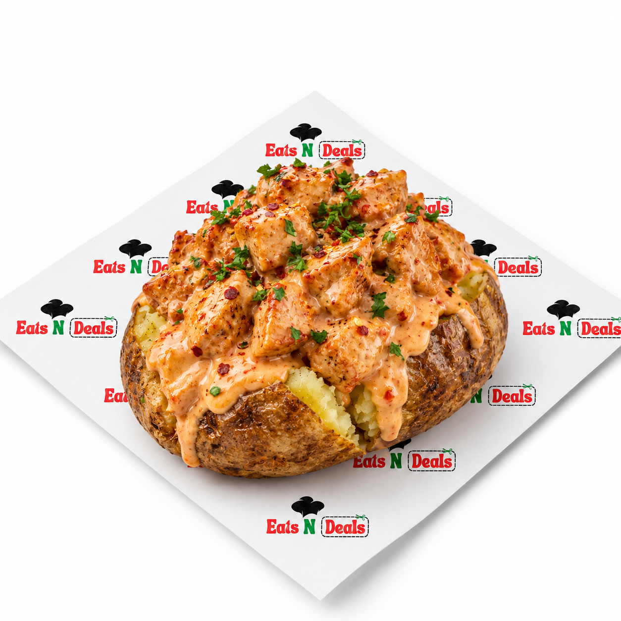 Spicy Chicken Baked Potato
