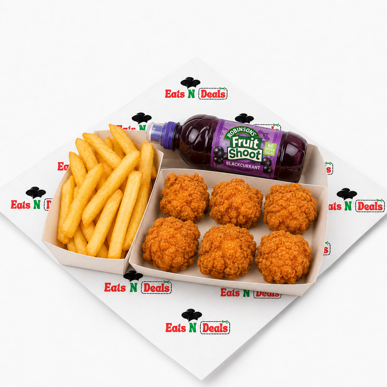 6pcs Mac 'n' Cheese Bites With Fries