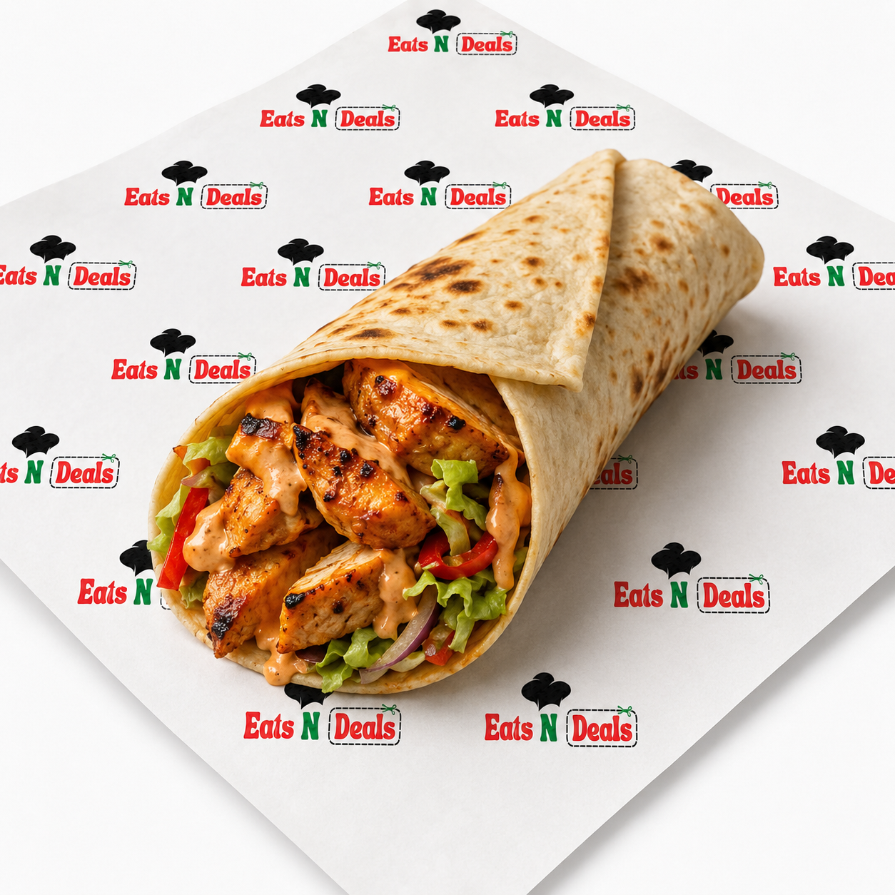 Large Peri Peri Spicy Wrap-