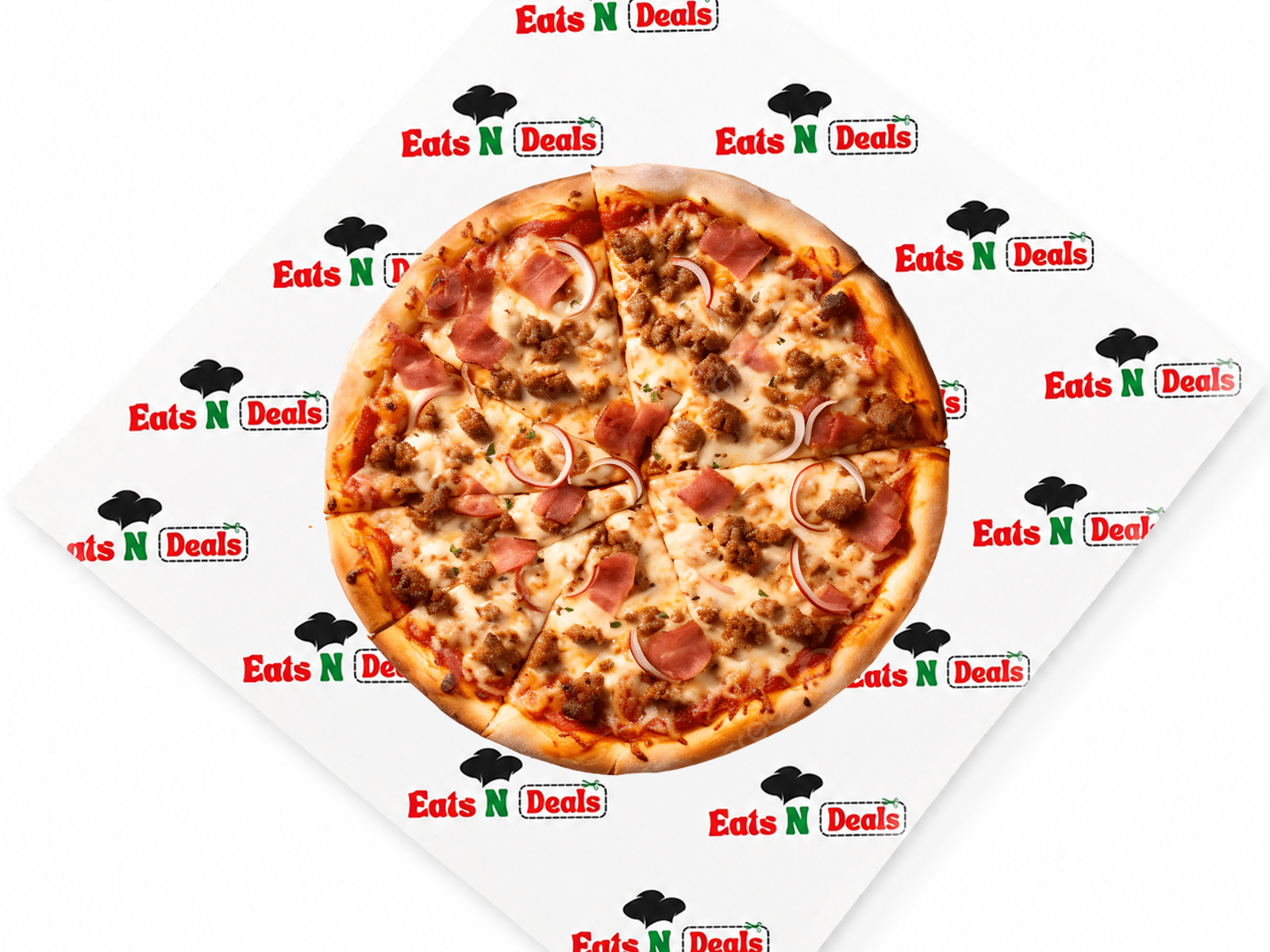12"Mighty Meaty Pizza