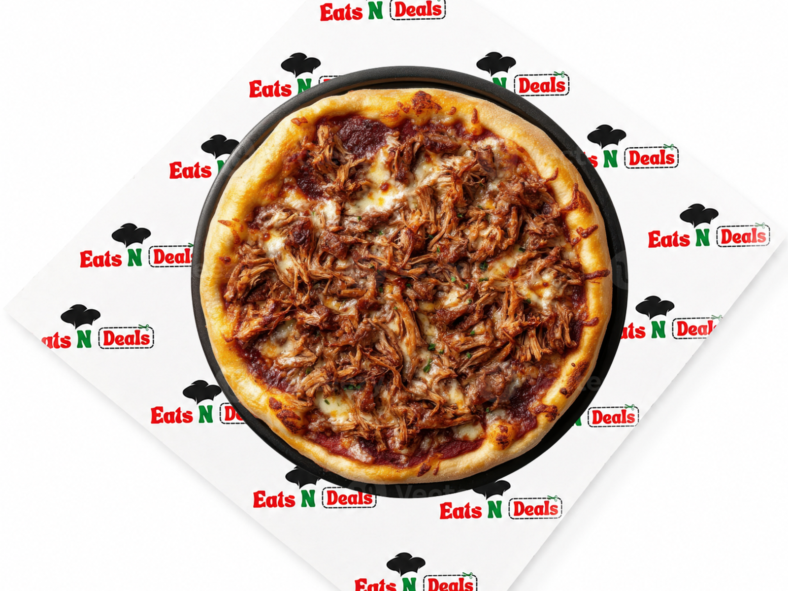 12" Bbq Pulled Pizza 