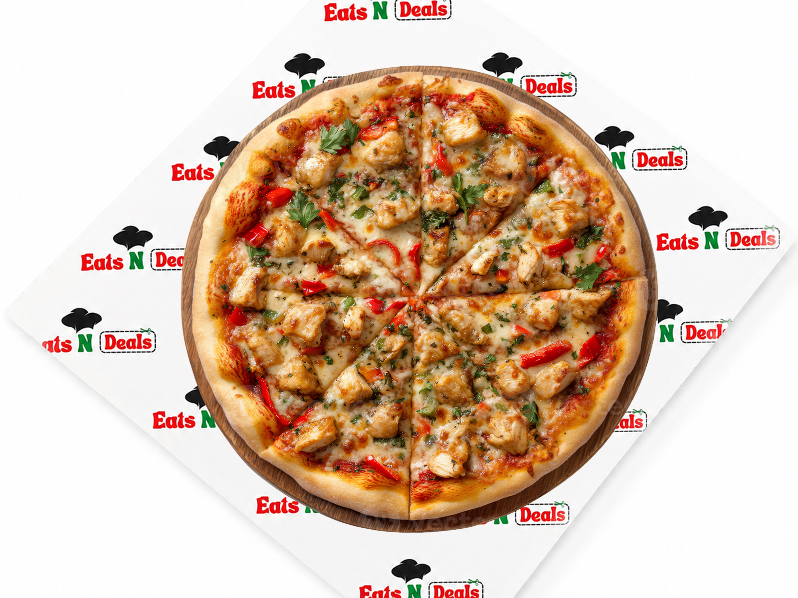 12" Hot Peri Peri Chicken Pizza