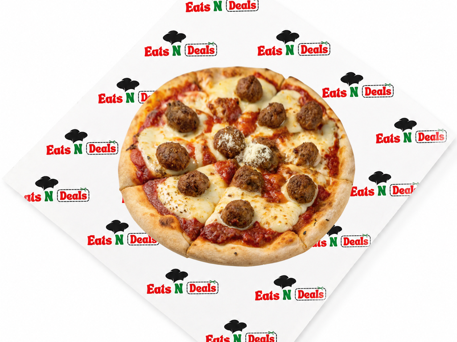 9" Mama's Meat Ball Pizza