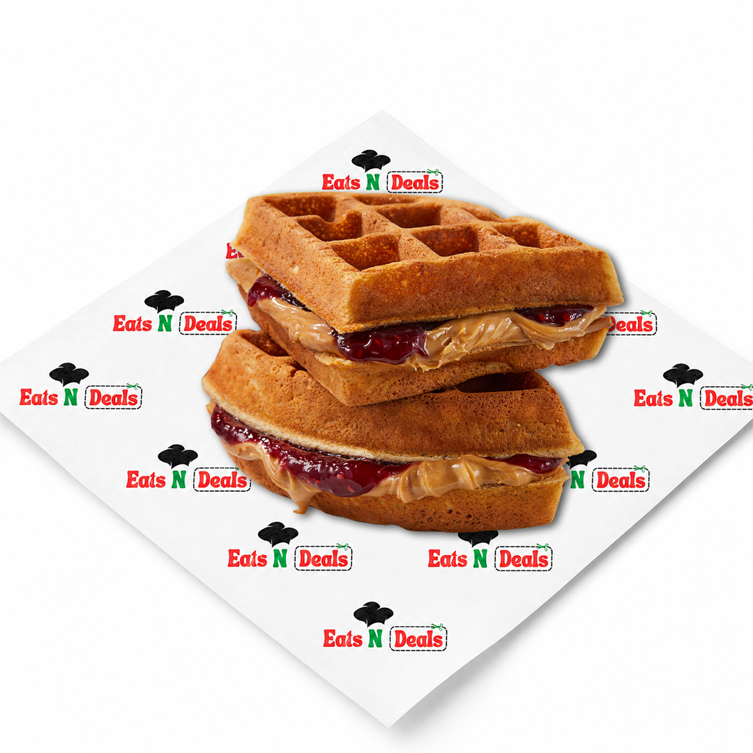 Peanut Butter Jelly Time Waffles