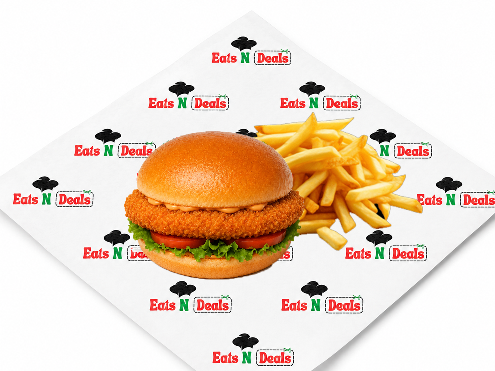 1/2  CHICKEN BURGER