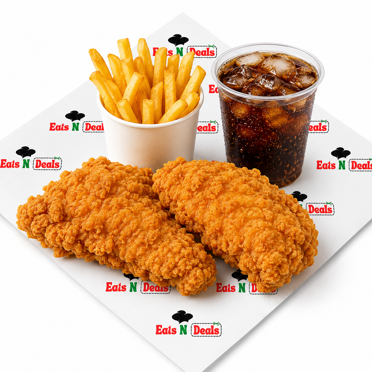 2 Pieces of Chicken (With Chips)
