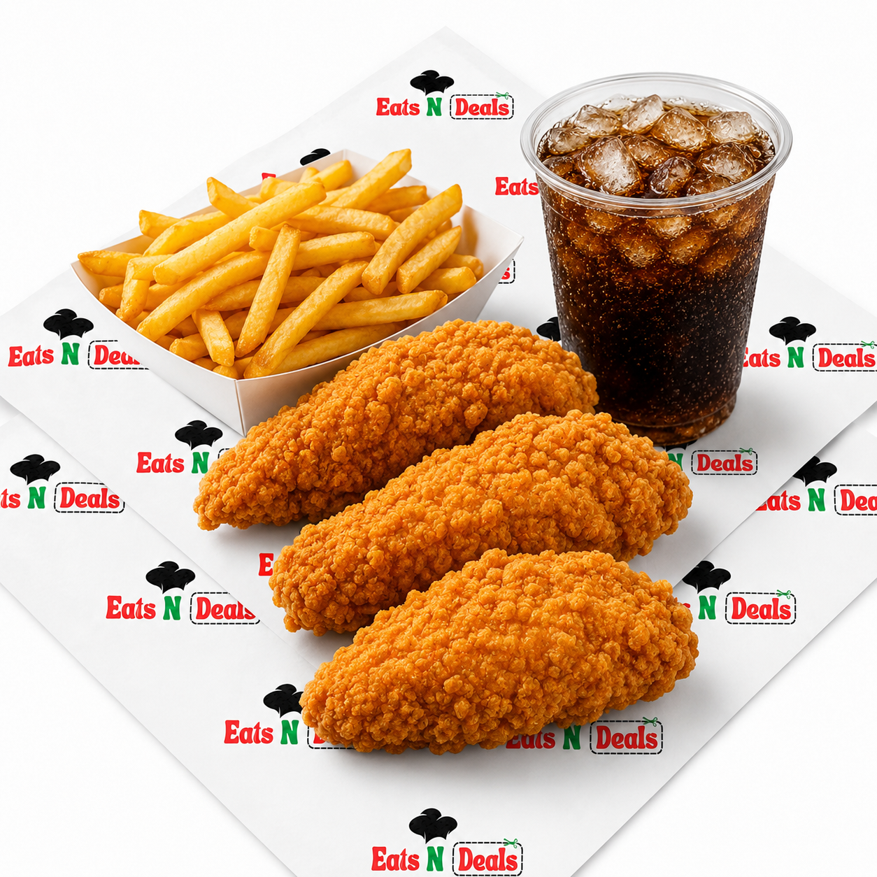 3 Pieces of Chicken (With Chips)