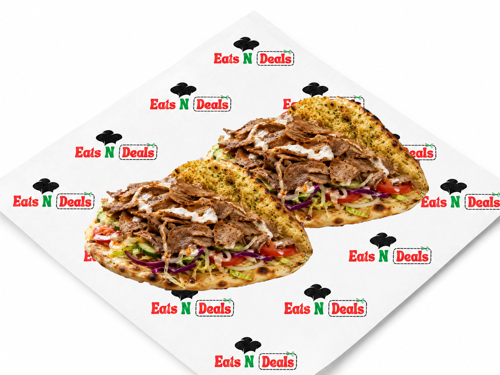 2 x Donner Meat On Naan