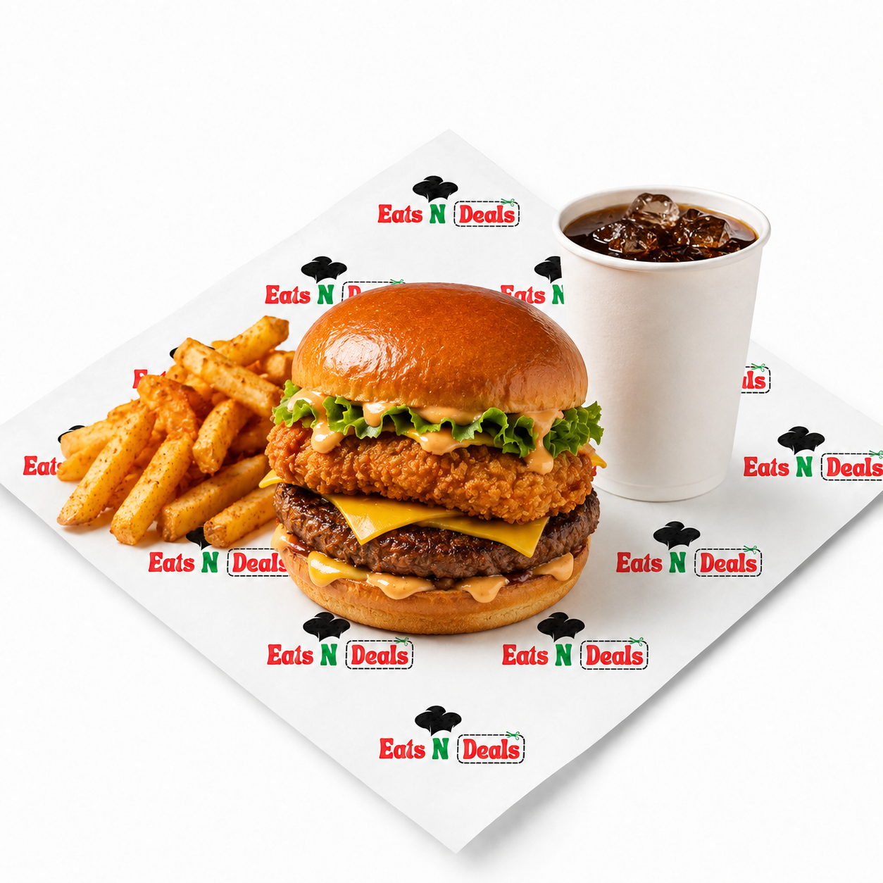 Quarter Pounder Supreme Chicken Fillet Burger Meal