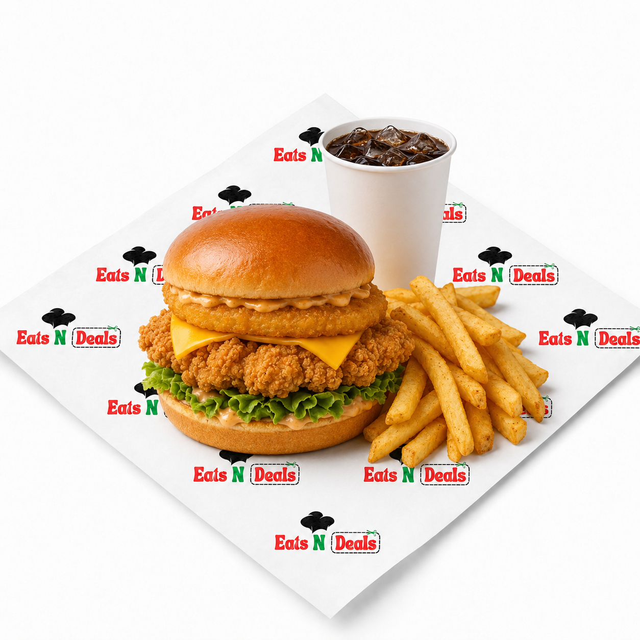 The Deluxe Burger Meal -