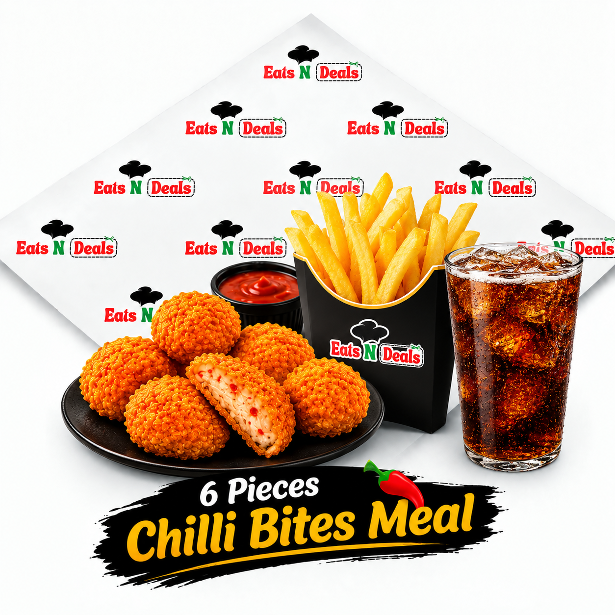 6 Pieces Chilli Bites Meal