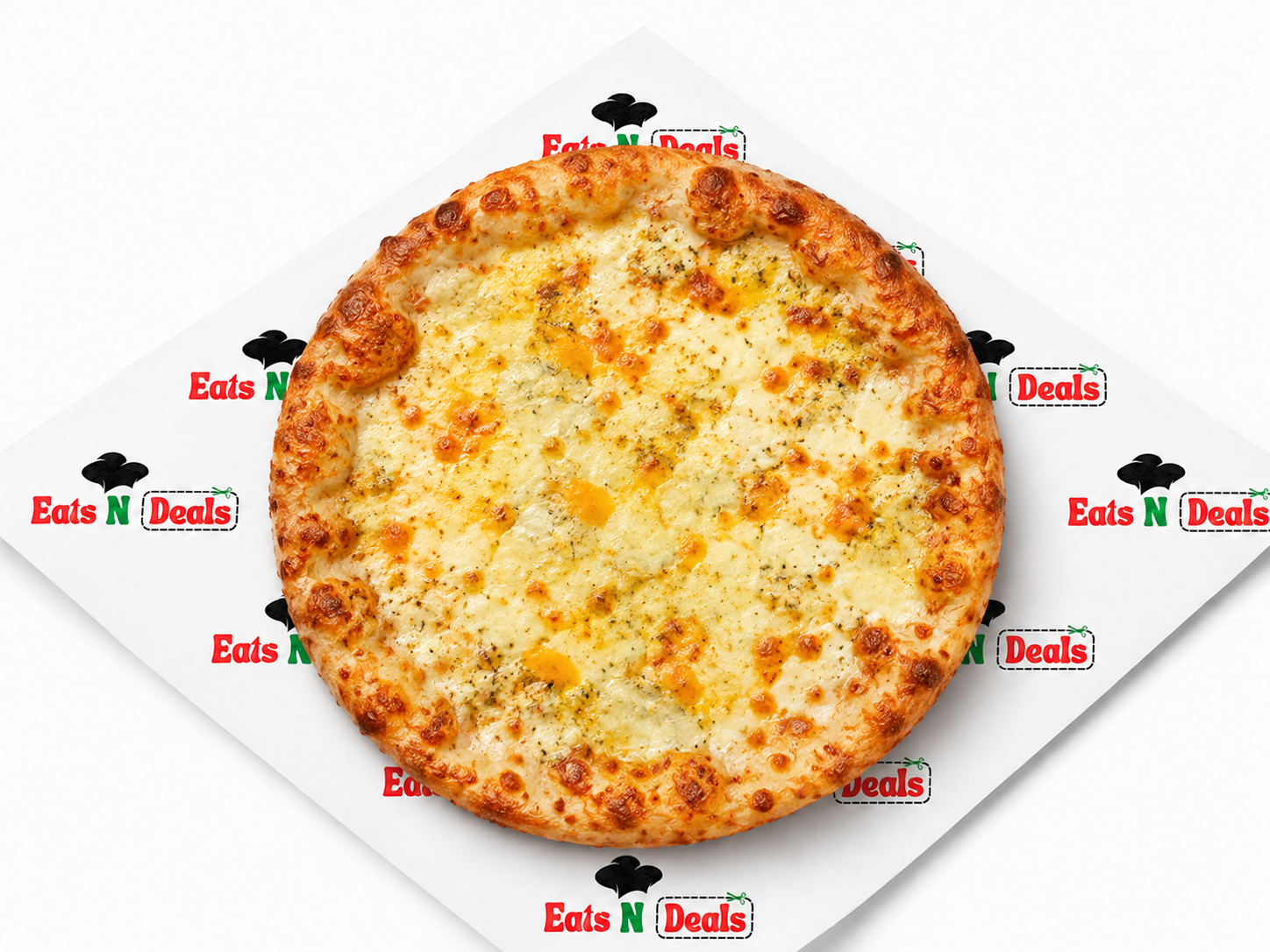 16 Inch Thin Quattro Formaggio Pizza