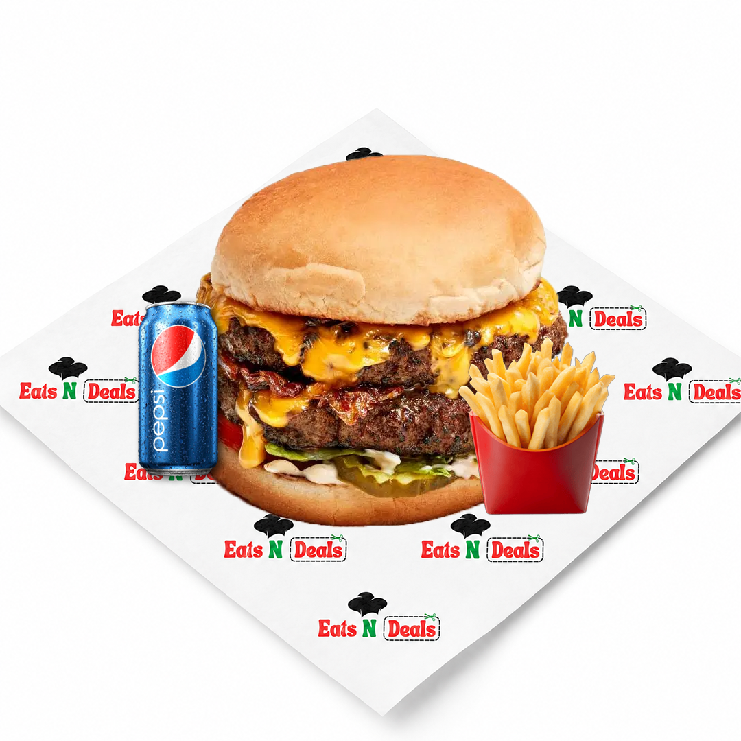 1/2 lb Cheese Burger Meal