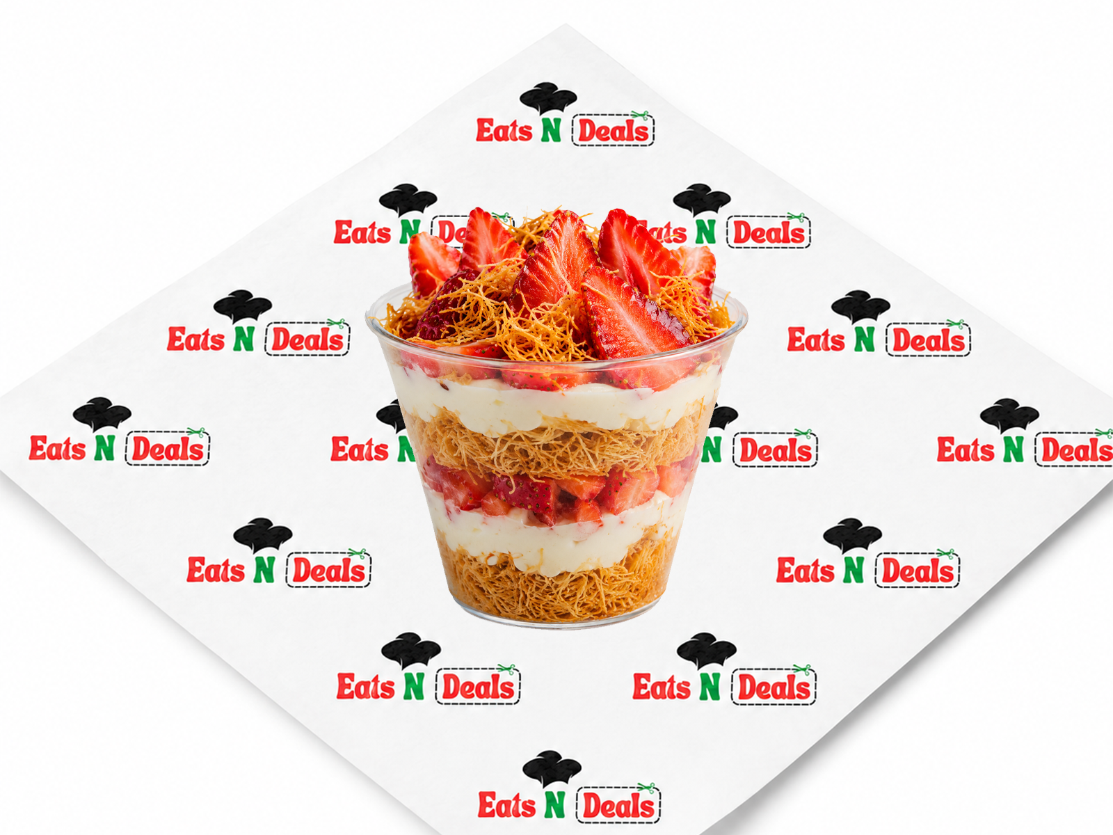 KUNAFA & STRAWBERRY CUP