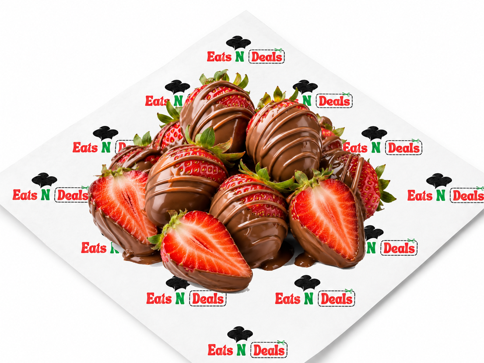 Milk Choc & Strawberries Dip
