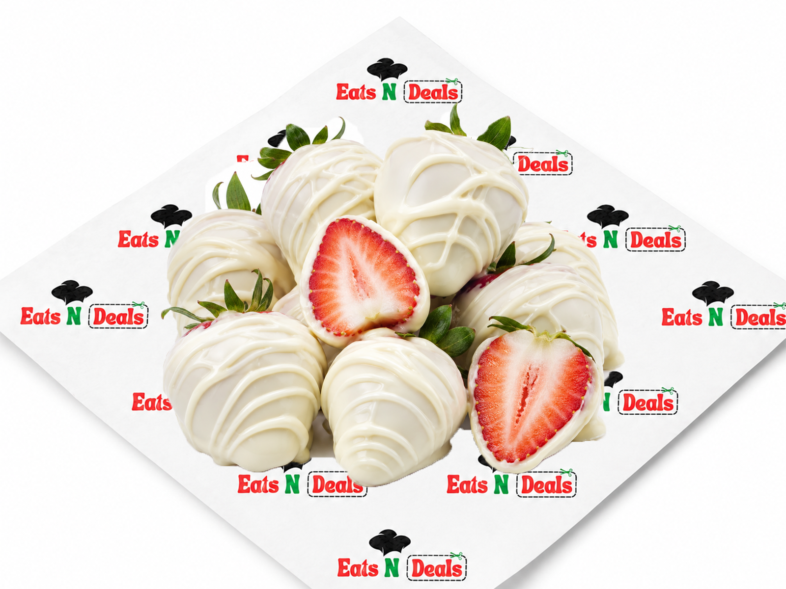 White Choc & Strawberries Dip