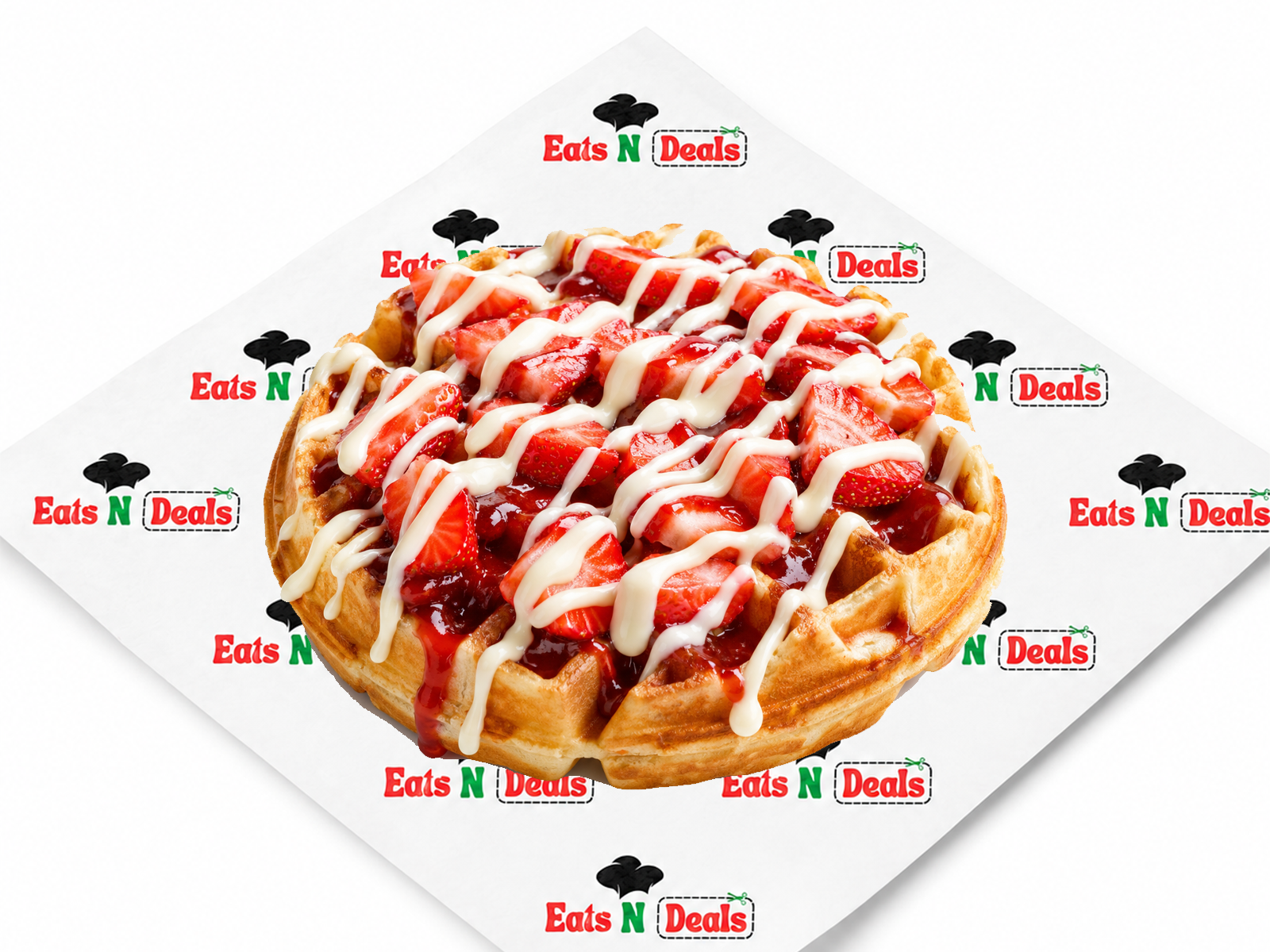 Strawberry Deluxe Waffle