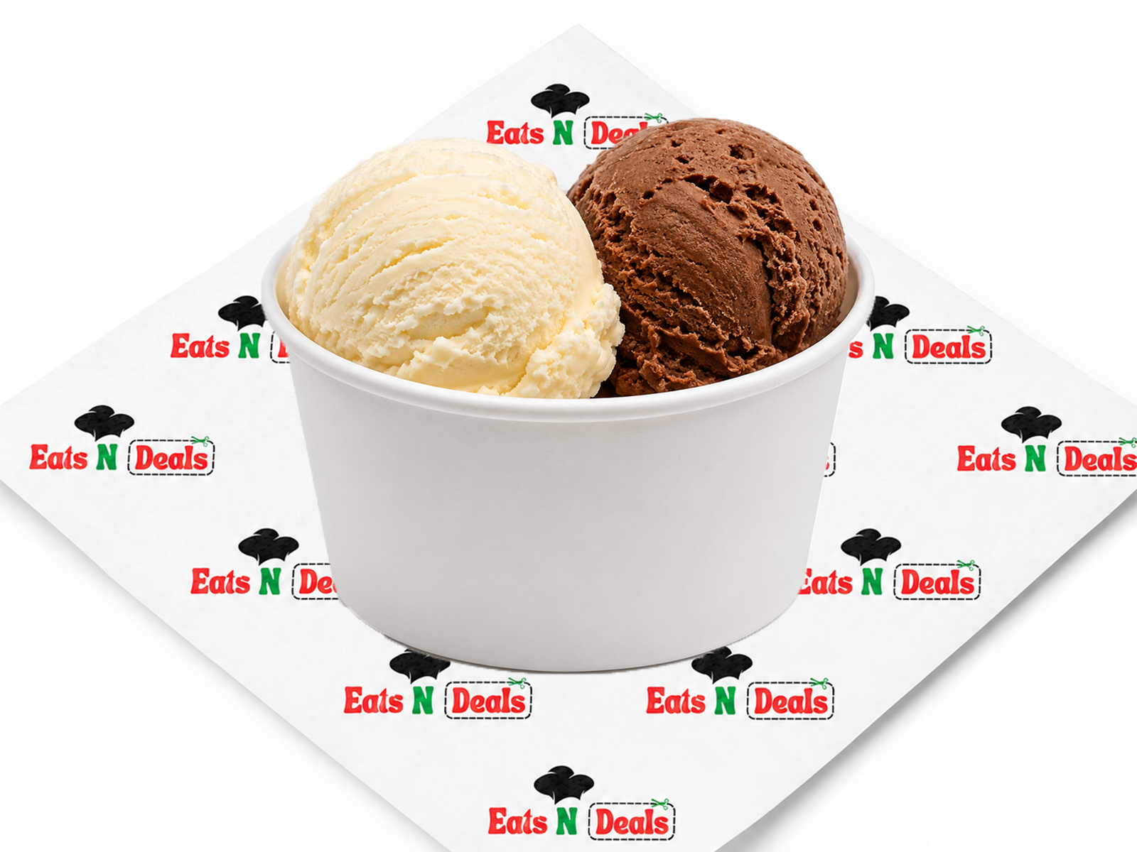 Double Scoops Of Ice Cream Tub