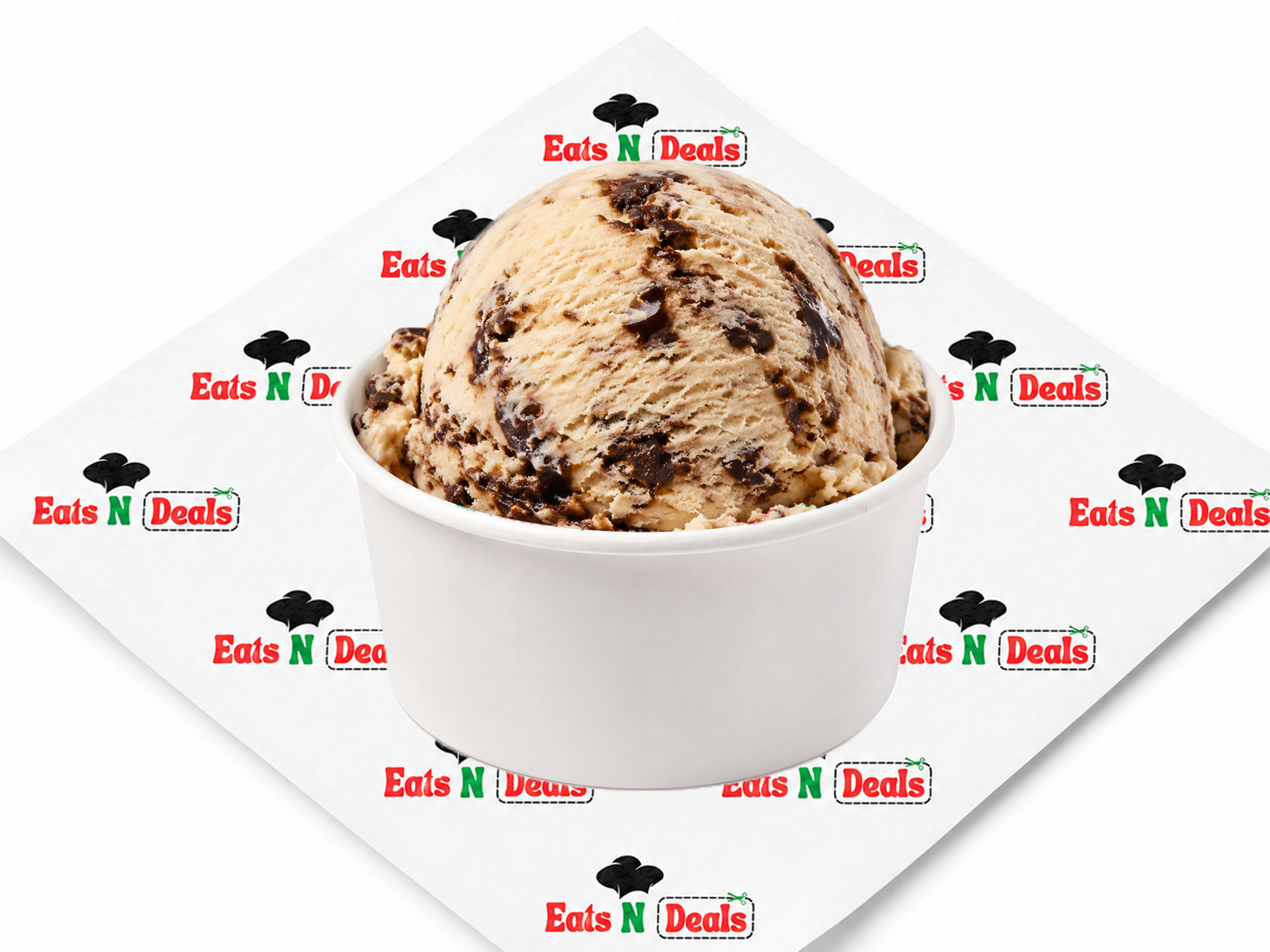 Single Scoop Of Ice Cream Tub