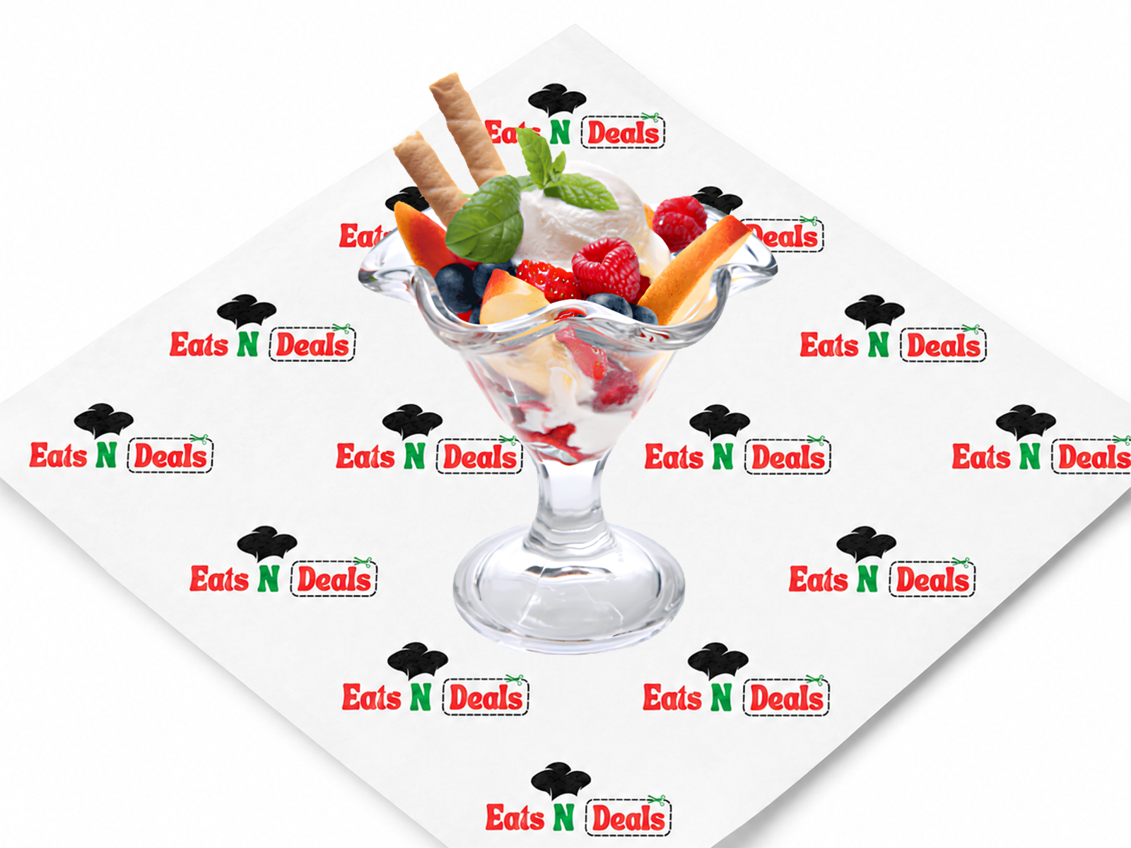 Fruit Cocktail Sundae
