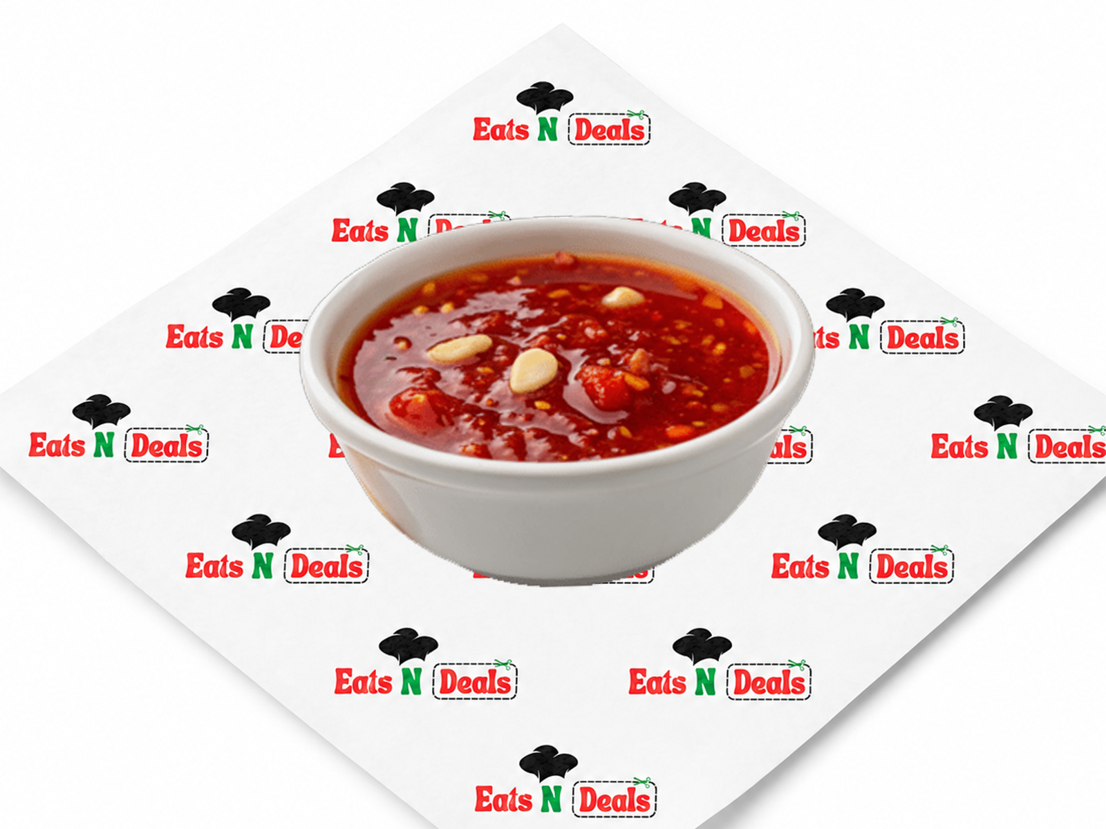 Tub Of Chilli And Garlic Sauce