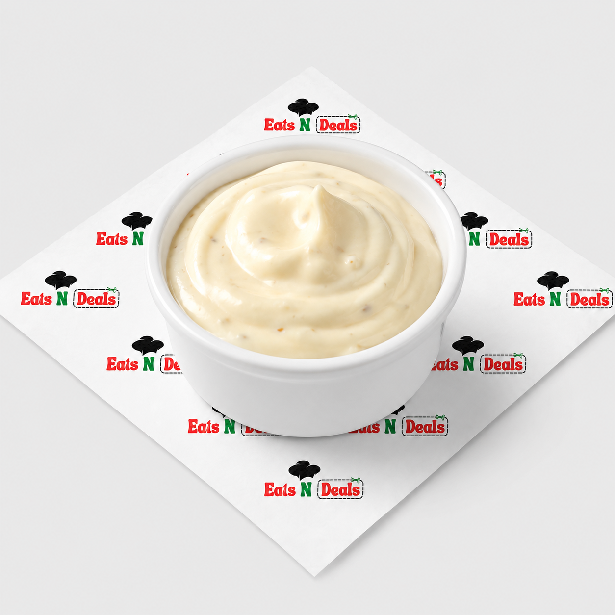Tub Of Garlic Sauce
