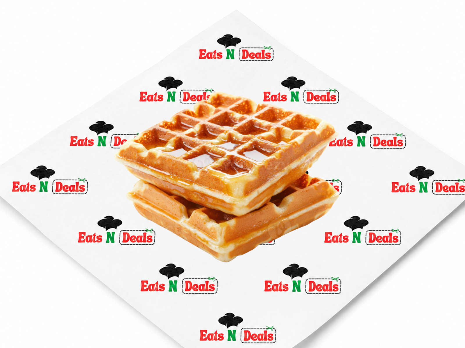 Half Biscoffle Waffle