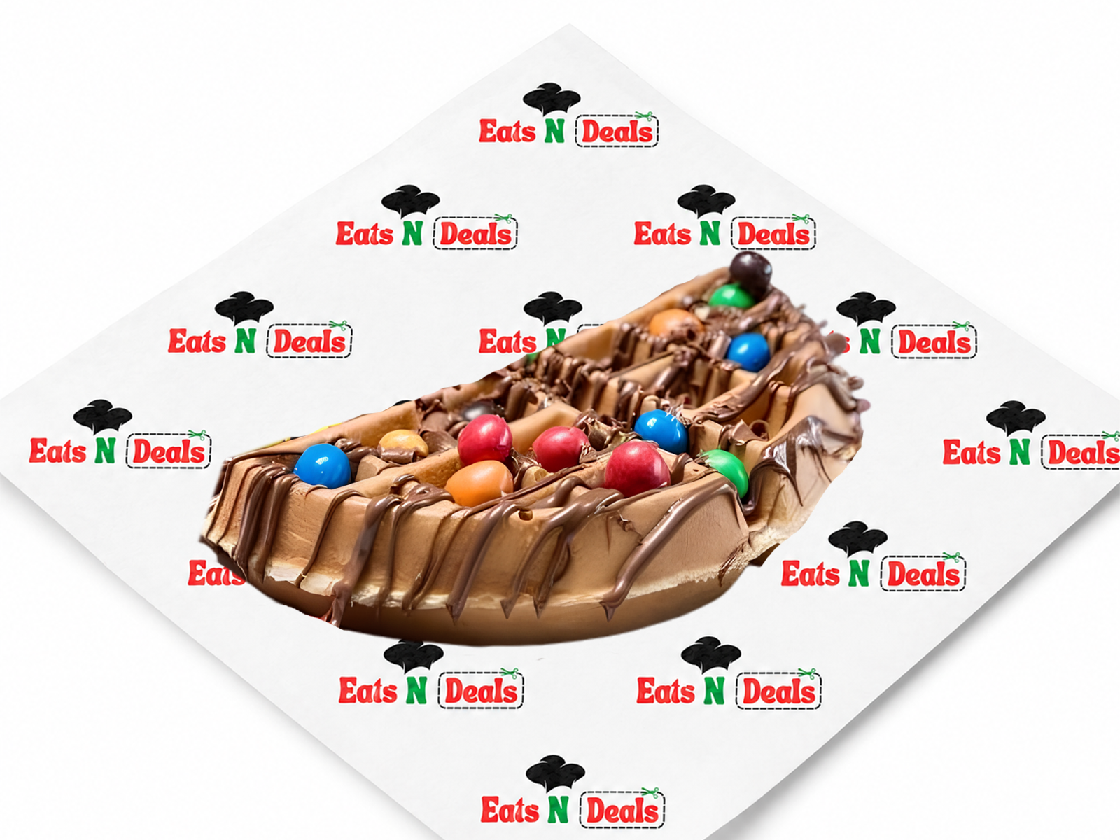 Half M&M Wave Waffle