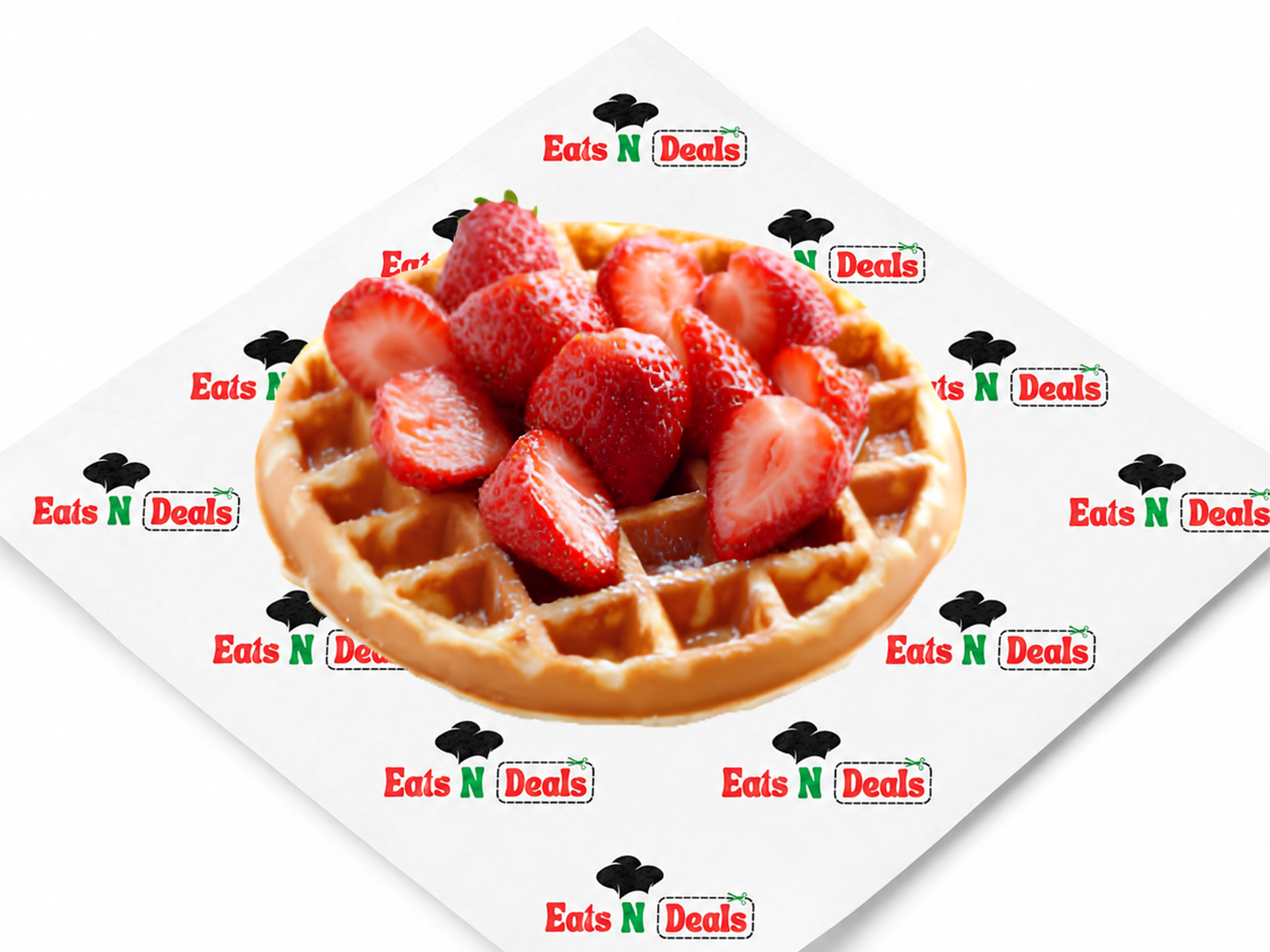 Full Strawbella Waffle