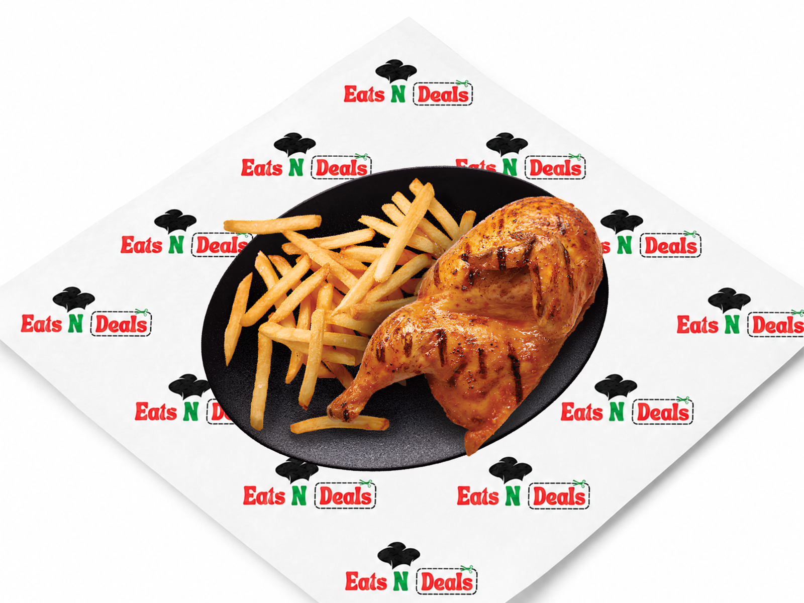 Large Grilled Chicken & Chips