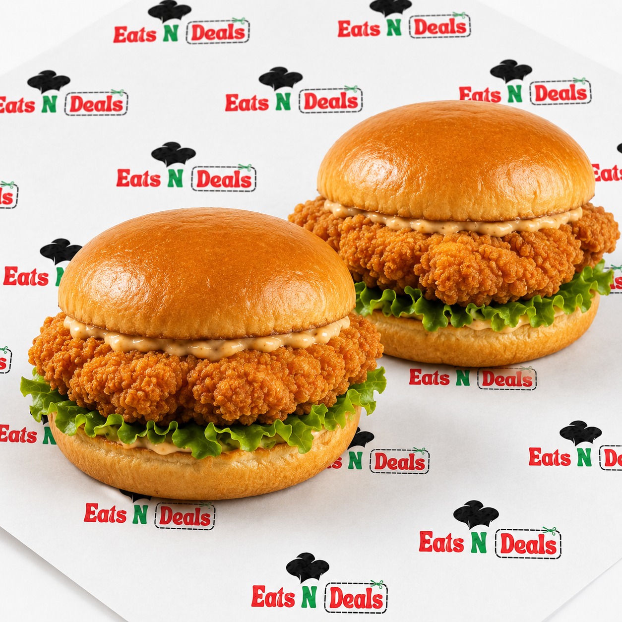 2 X Chicken Fillet Burger Buy One Get One Half Price