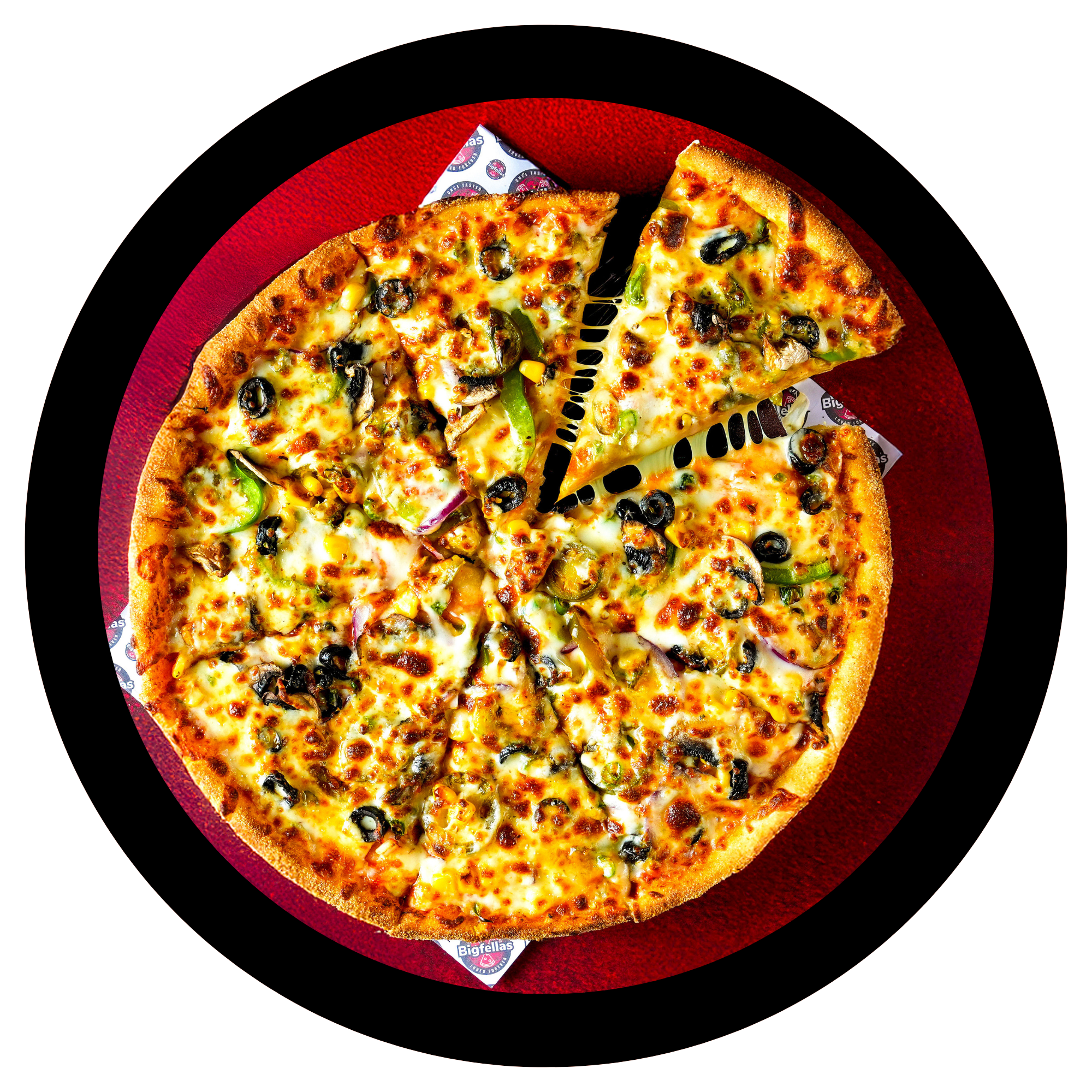 Hot Vegetarian Pizza