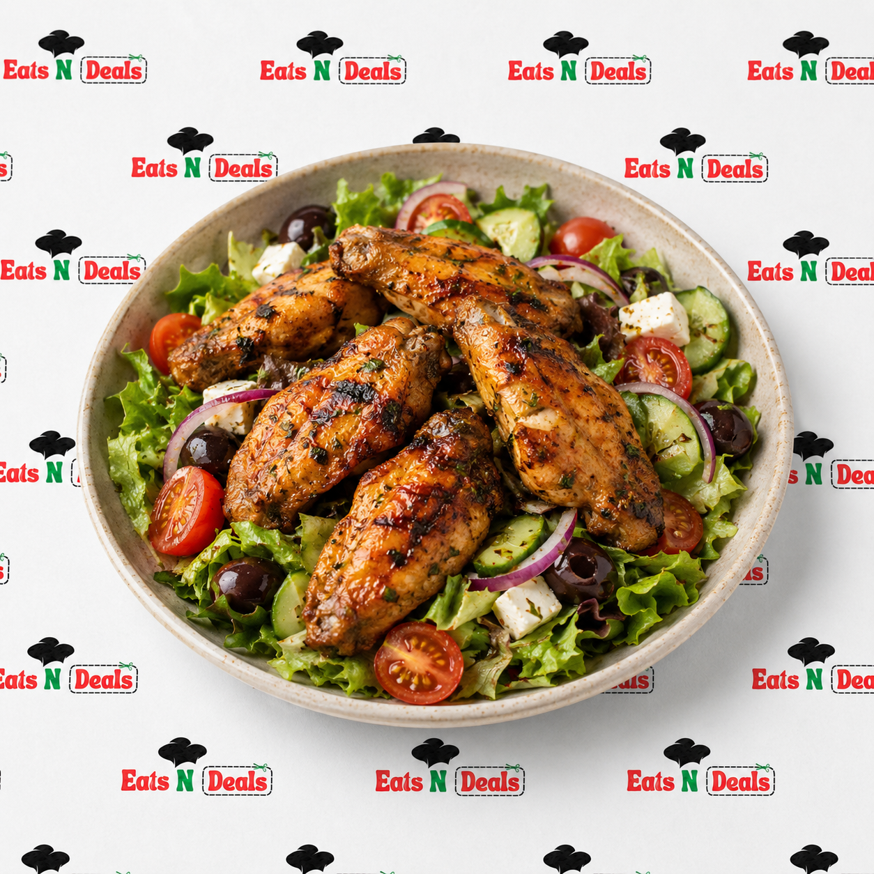 Peri Wings Salad