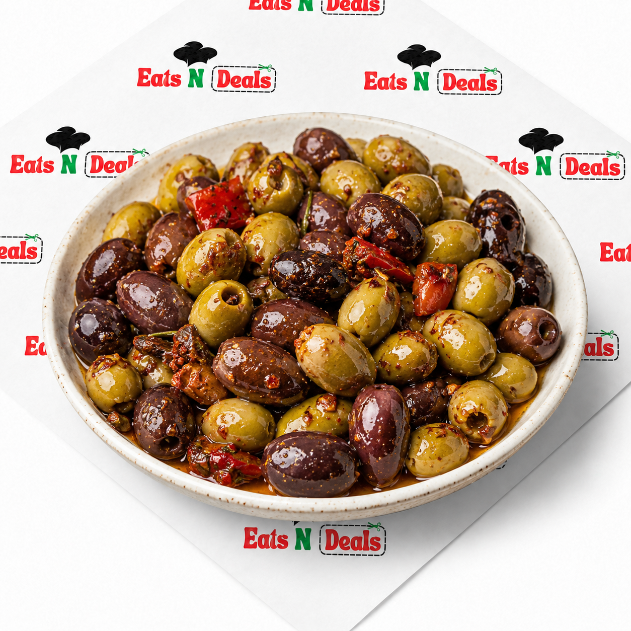 Spicy Mixed Olives Plate