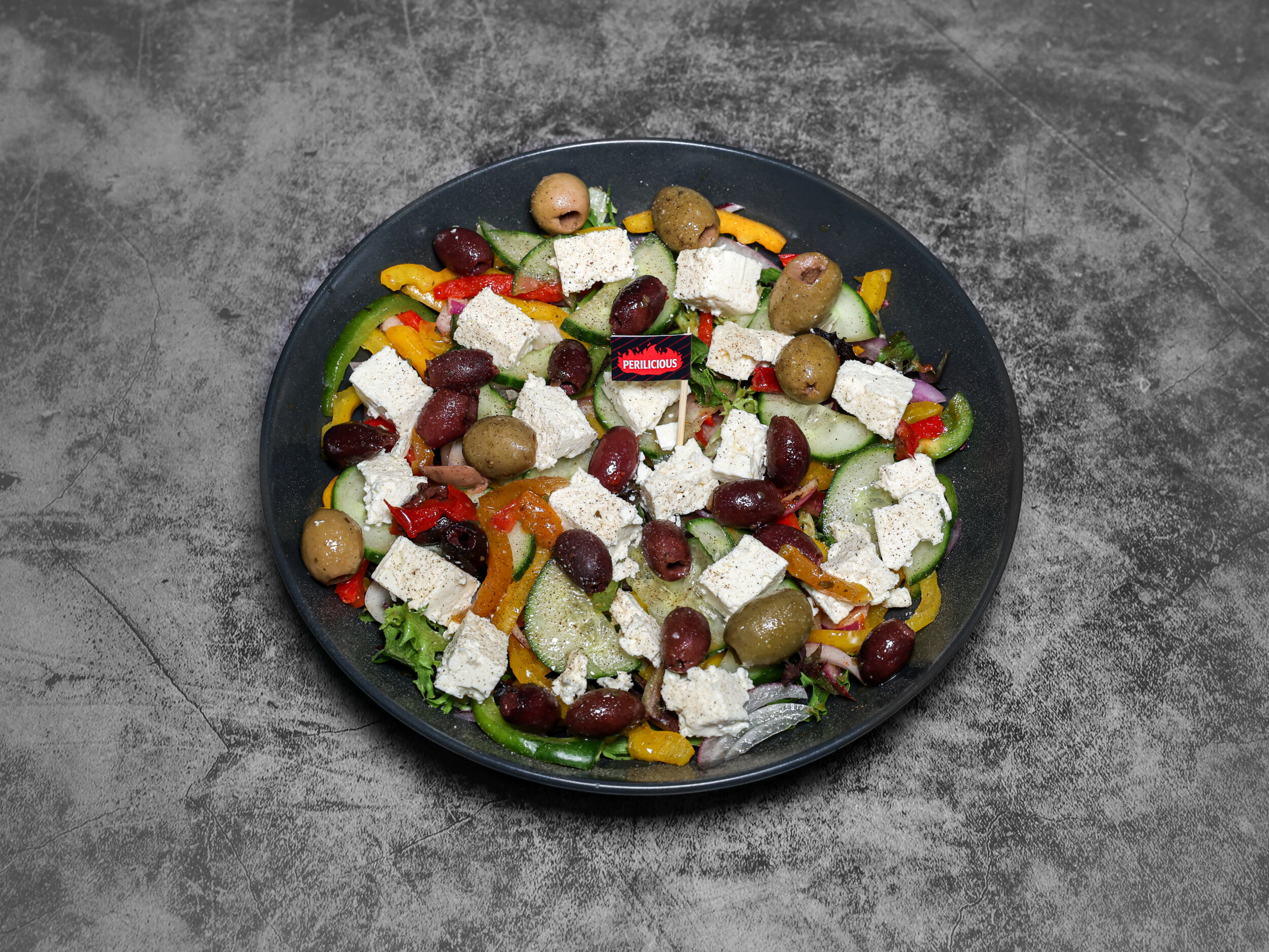 Greek Salad ( Feta Cheese )